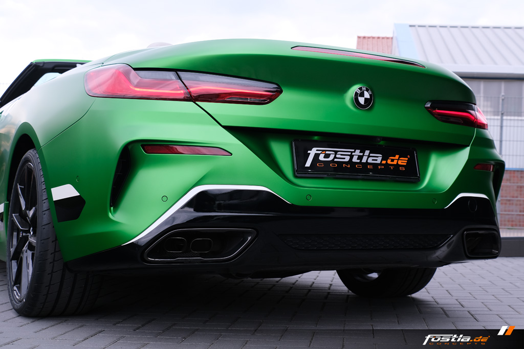 2019 bmw m850i cabrio tuning fostla 7 BMW M850i Cabrio Goes Green… Matte Krypton Green That Is