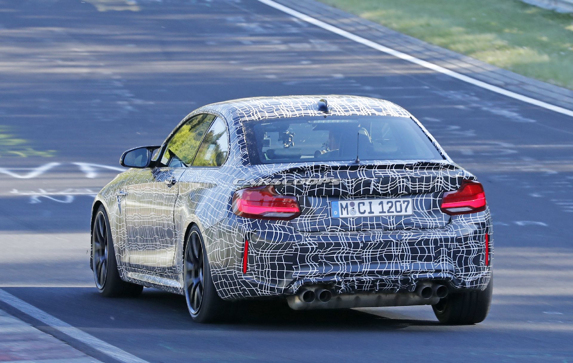 BMW M2 CS Nabbed Testing With Carbon Fiber Parts Galore