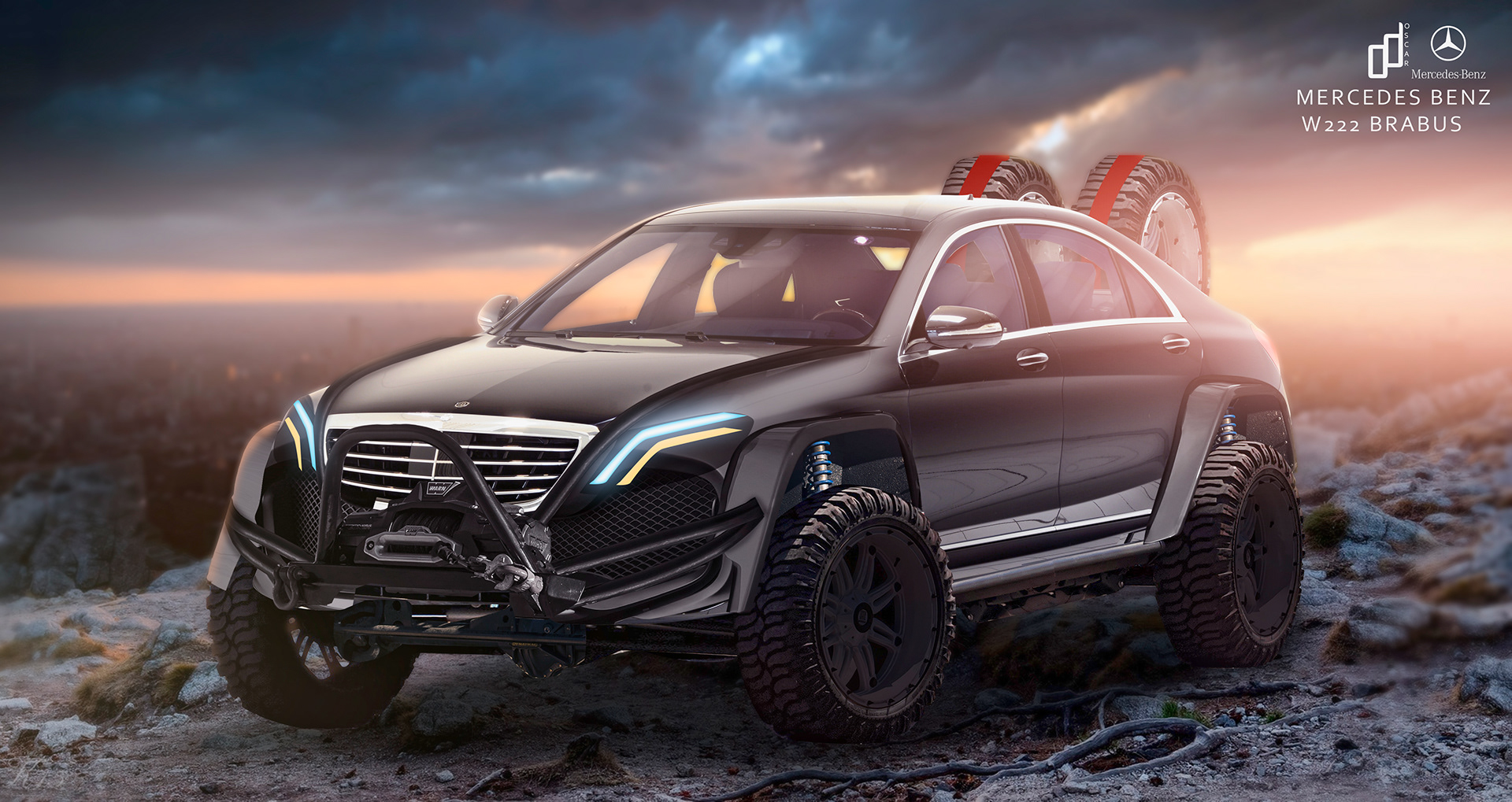 Rugged Brabus Mercedes S-Class With 887 HP Would Be Wonderfully Absurd