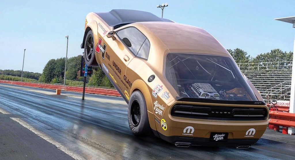 Dodge Demon Morphs Into An ‘Under Glass’ Rear-Engined Monster