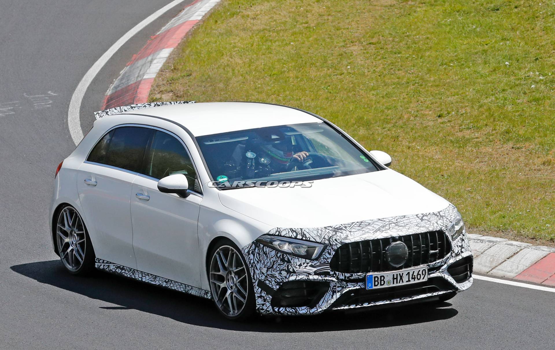 2020 Mercedes-AMG A45 Tackles The Nürburgring Virtually Undisguised
