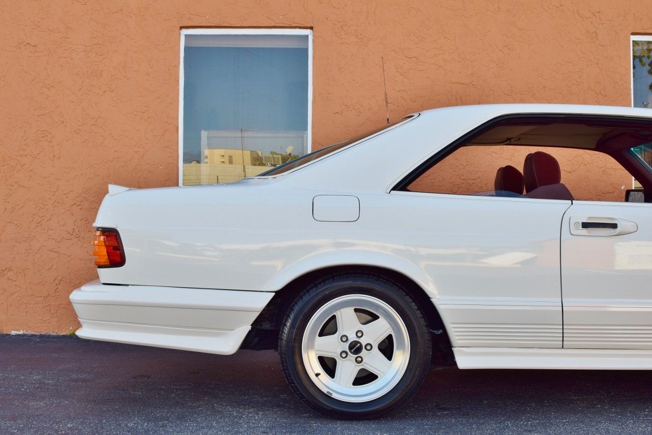 Mercedes Benz 500 SEC AMG 4 1985 Mercedes-Benz 500 SEC AMG Is An All-White, $57k Bruiser