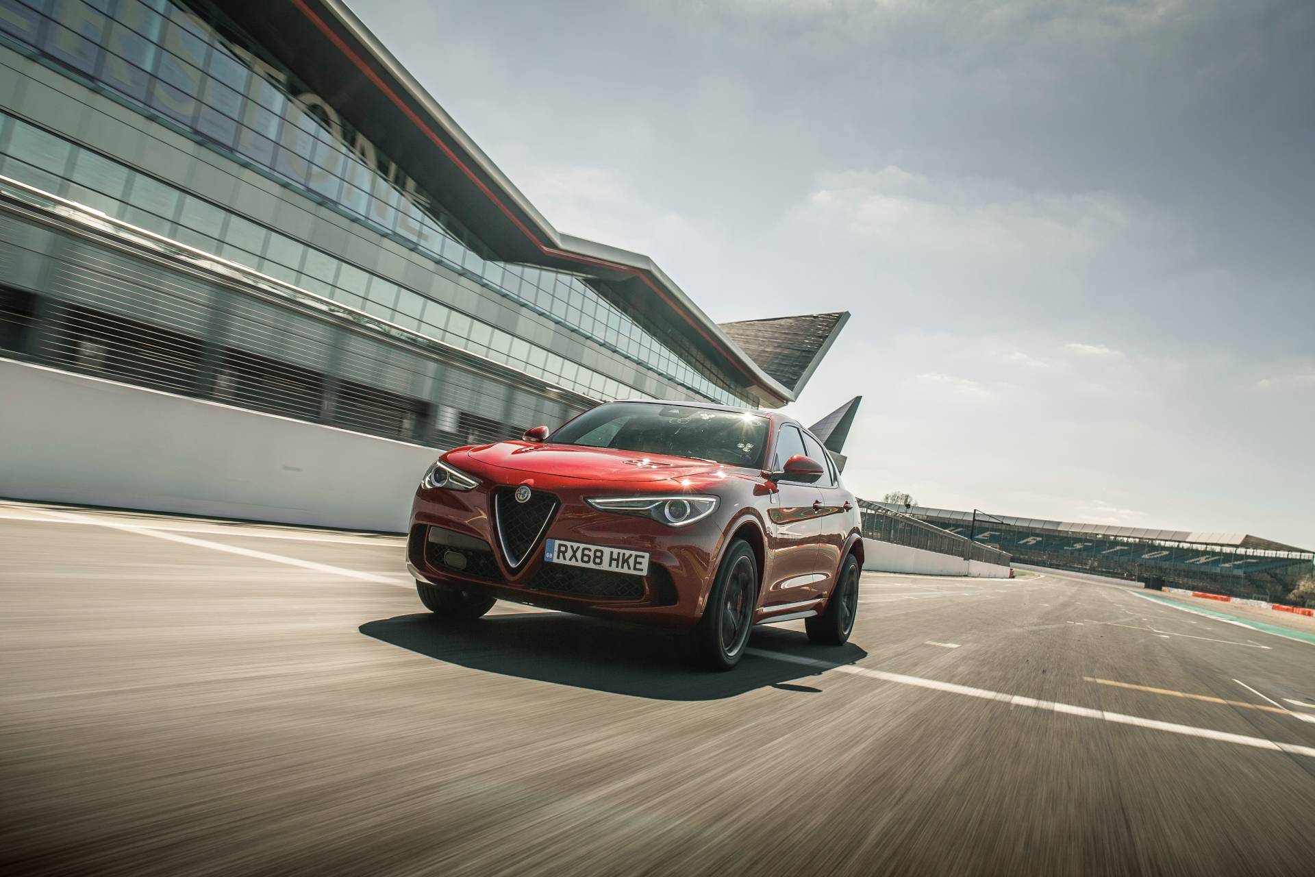 Alfa Romeo Stelvio Quadrifoglio at Silverstone Watch Alfa Romeo Stelvio Quadrifoglio Set Lap Records On Three Iconic UK Circuits