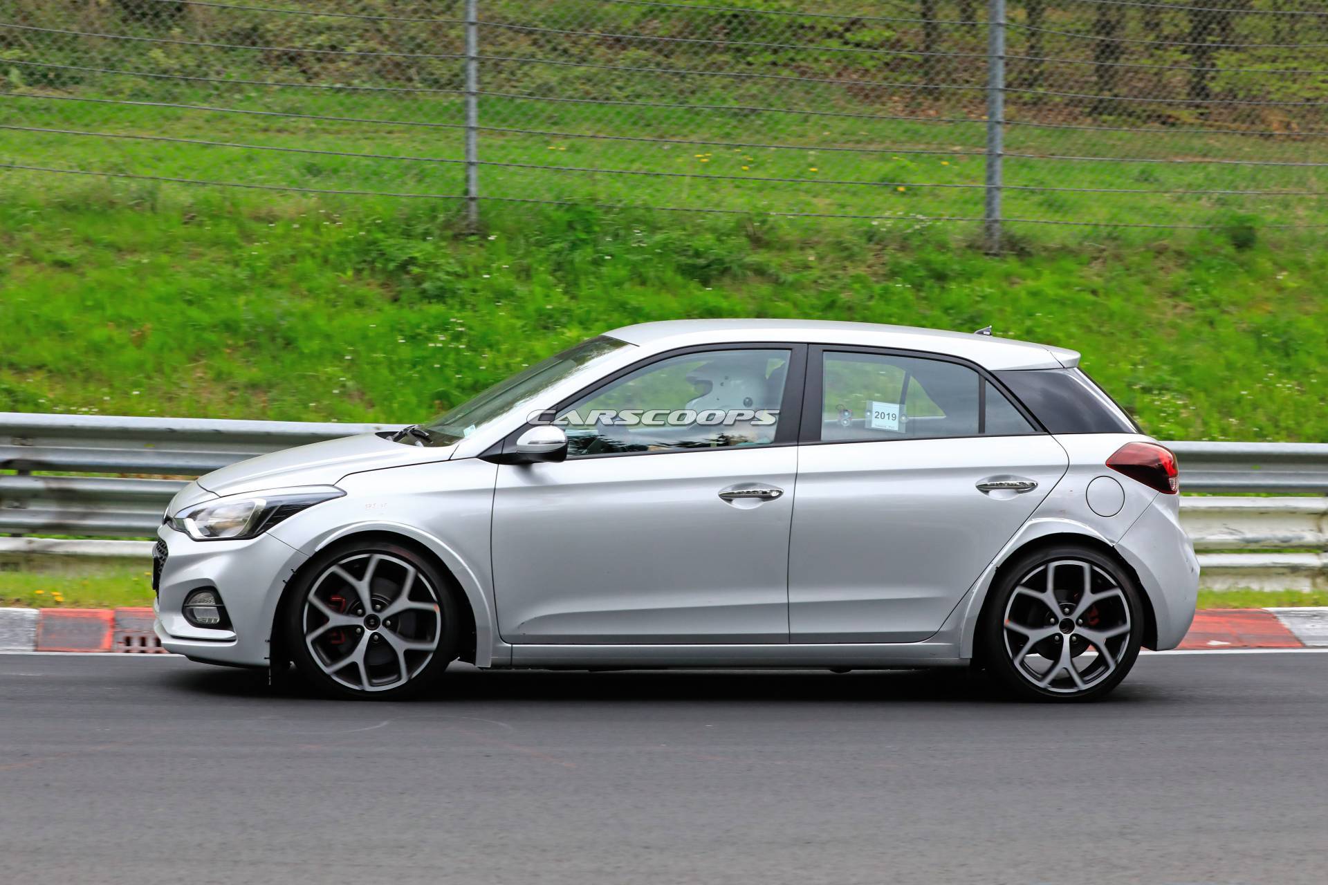 Hyundai i20 N test mule spy shots 16 Hyundai i20 N Hot Hatch Leaves Hideout, Is A Chassis Mule For Now