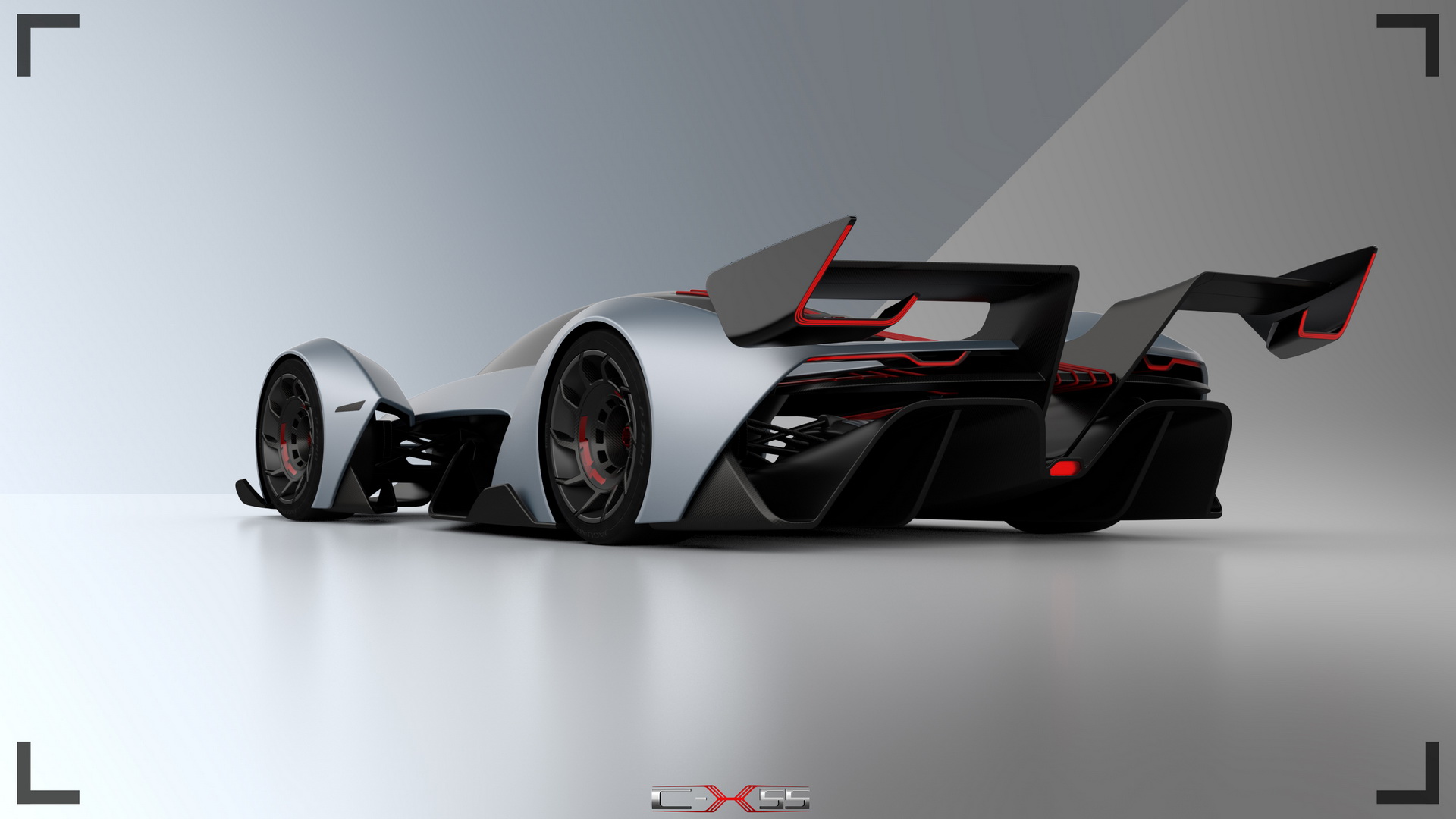 jaguar gt vision cx55 render 5 Jaguar C-X55 Concept Is Inspired By The Frame Of A Tennis Racket