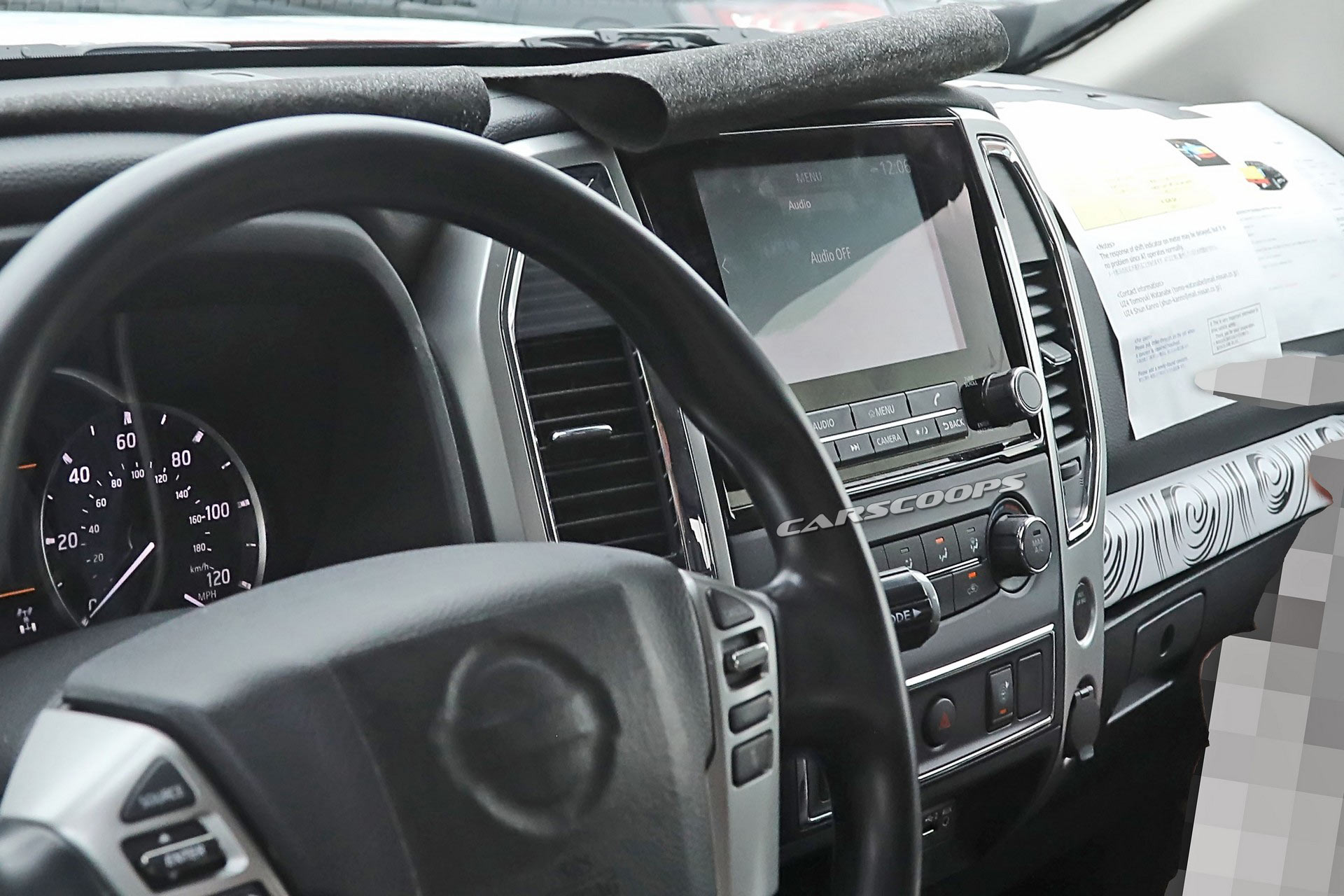 2020-Nissan-Titan 2020 Nissan Titan Facelift Spied With An Updated Interior