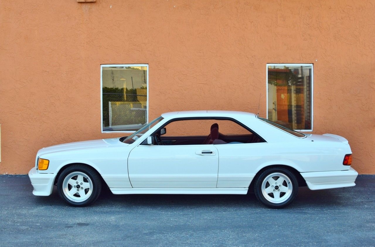 Mercedes Benz 500 SEC AMG 8 1985 Mercedes-Benz 500 SEC AMG Is An All-White, $57k Bruiser