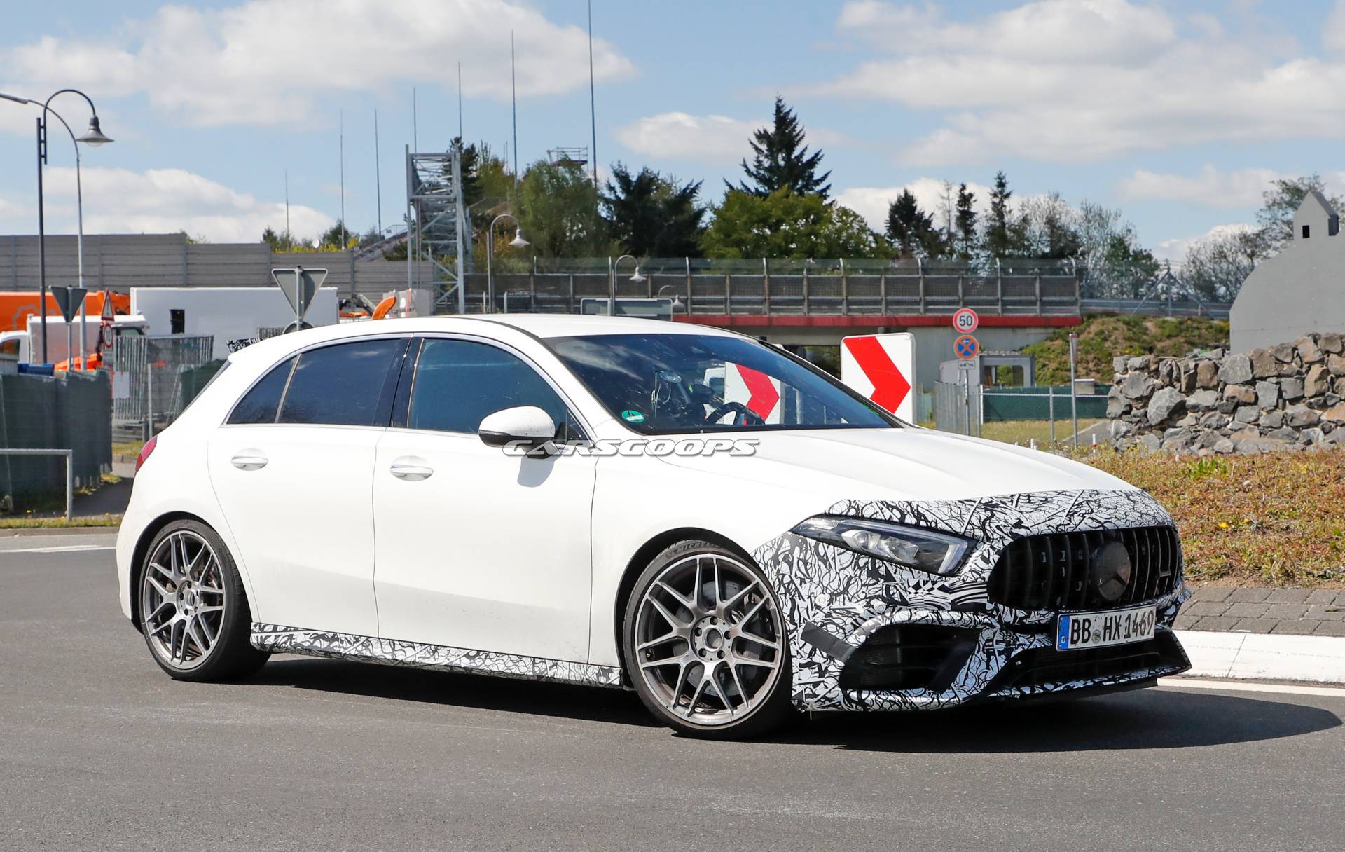 2020 Mercedes-AMG A45 Tackles The Nürburgring Virtually Undisguised
