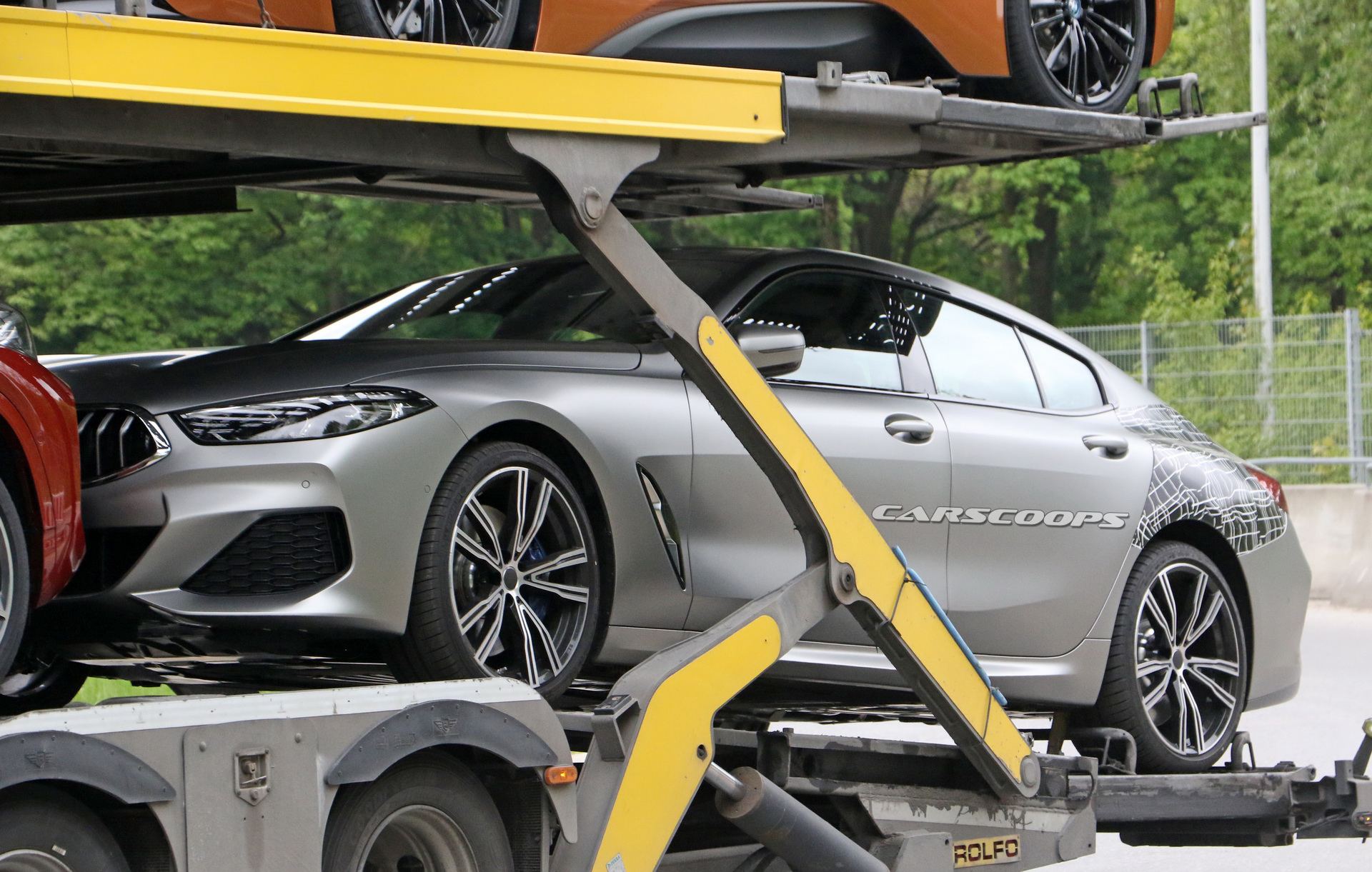 BMW-8-Series-GranCoupe-2 2020 BMW 8-Series GranCoupe Spotted Barely Disguised While Transferred On Truck