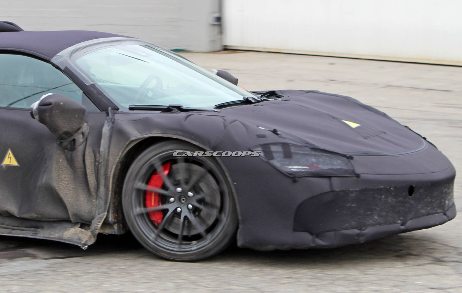 Ferrari’s 1,000 PS Hybrid Supercar Spotted A Week Before Its Official Unveiling