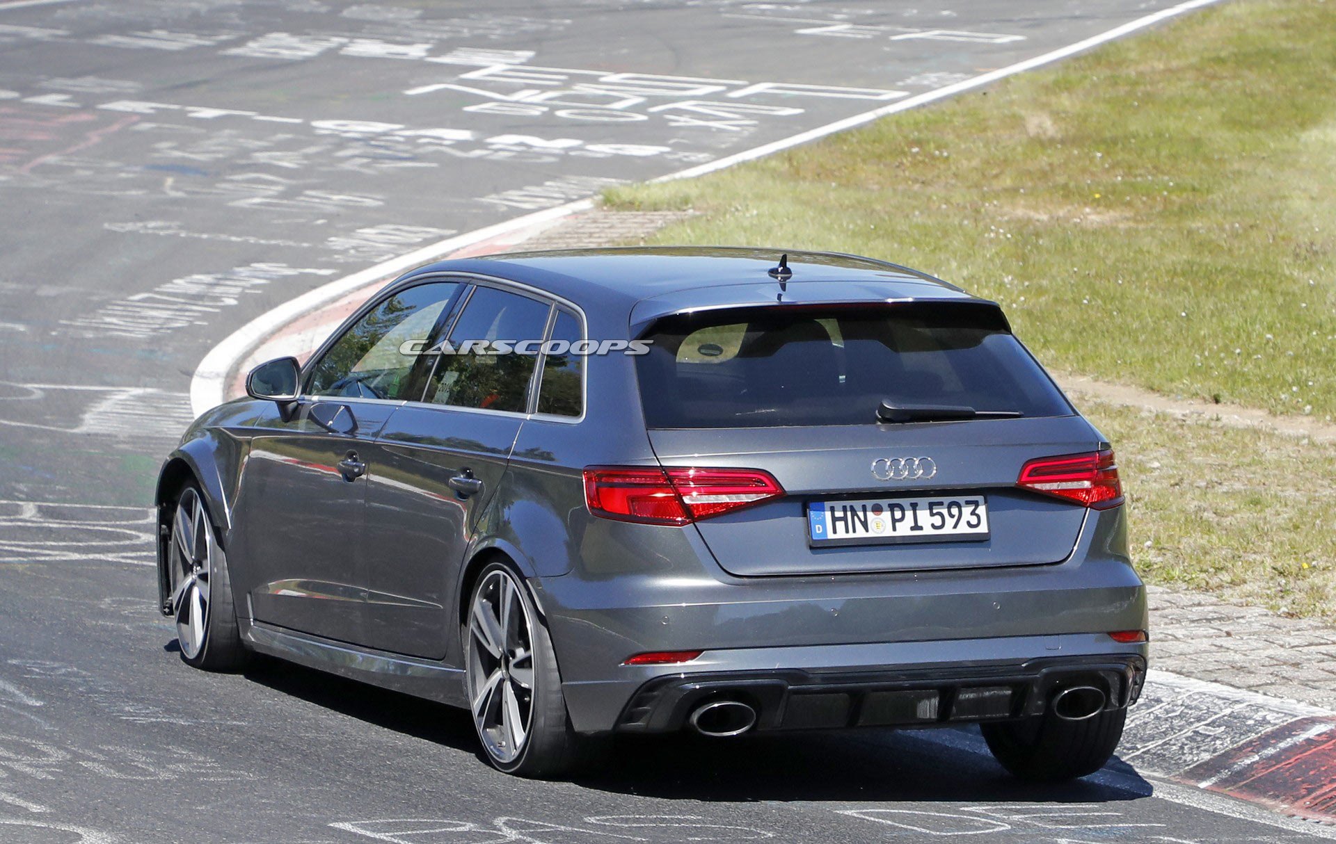 2021-Audi-RS3-8 2021 Audi RS3 Mule Spotted, Could Have More Than 400 HP