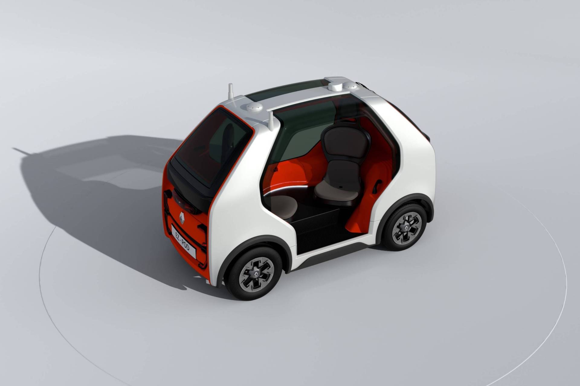 Renault EZ-POD Concept 1 Renault EZ-Pod Is A Twizy-Based Autonomous Vehicle For Short-Distance Transport