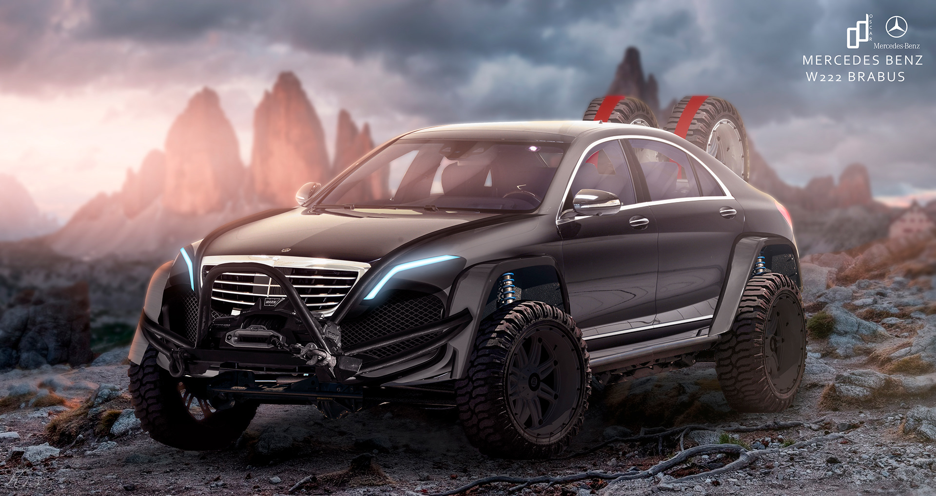 Rugged Brabus Mercedes S-Class With 887 HP Would Be Wonderfully Absurd