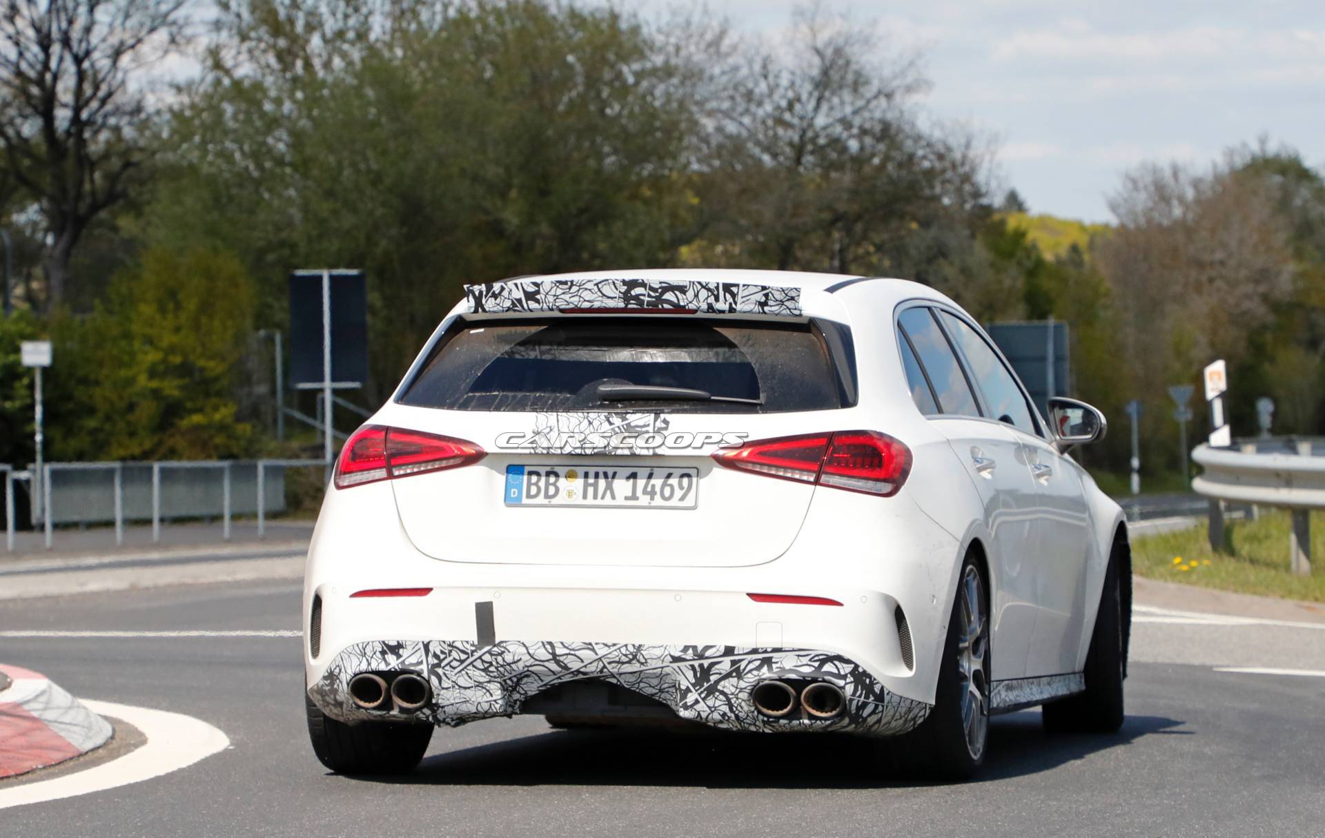 2020 Mercedes-AMG A45 Tackles The Nürburgring Virtually Undisguised