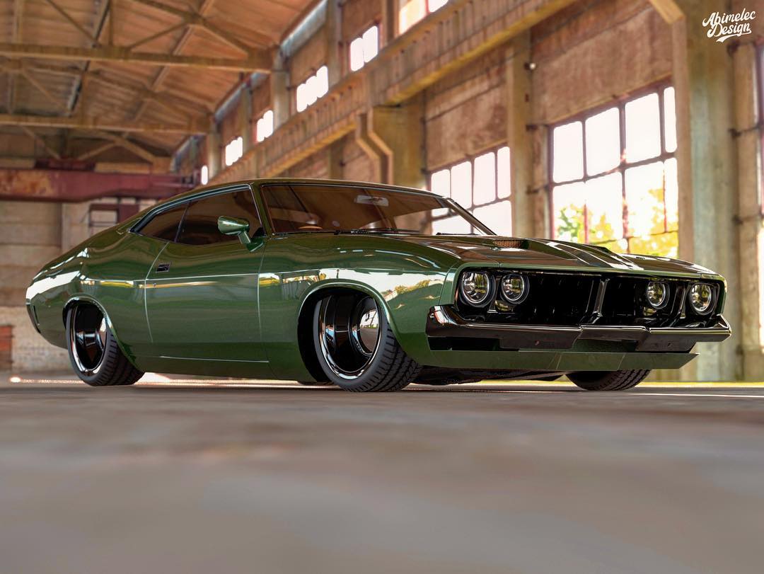 Someone Build This Restomod Aussie Ford Falcon XB Coupe | Carscoops