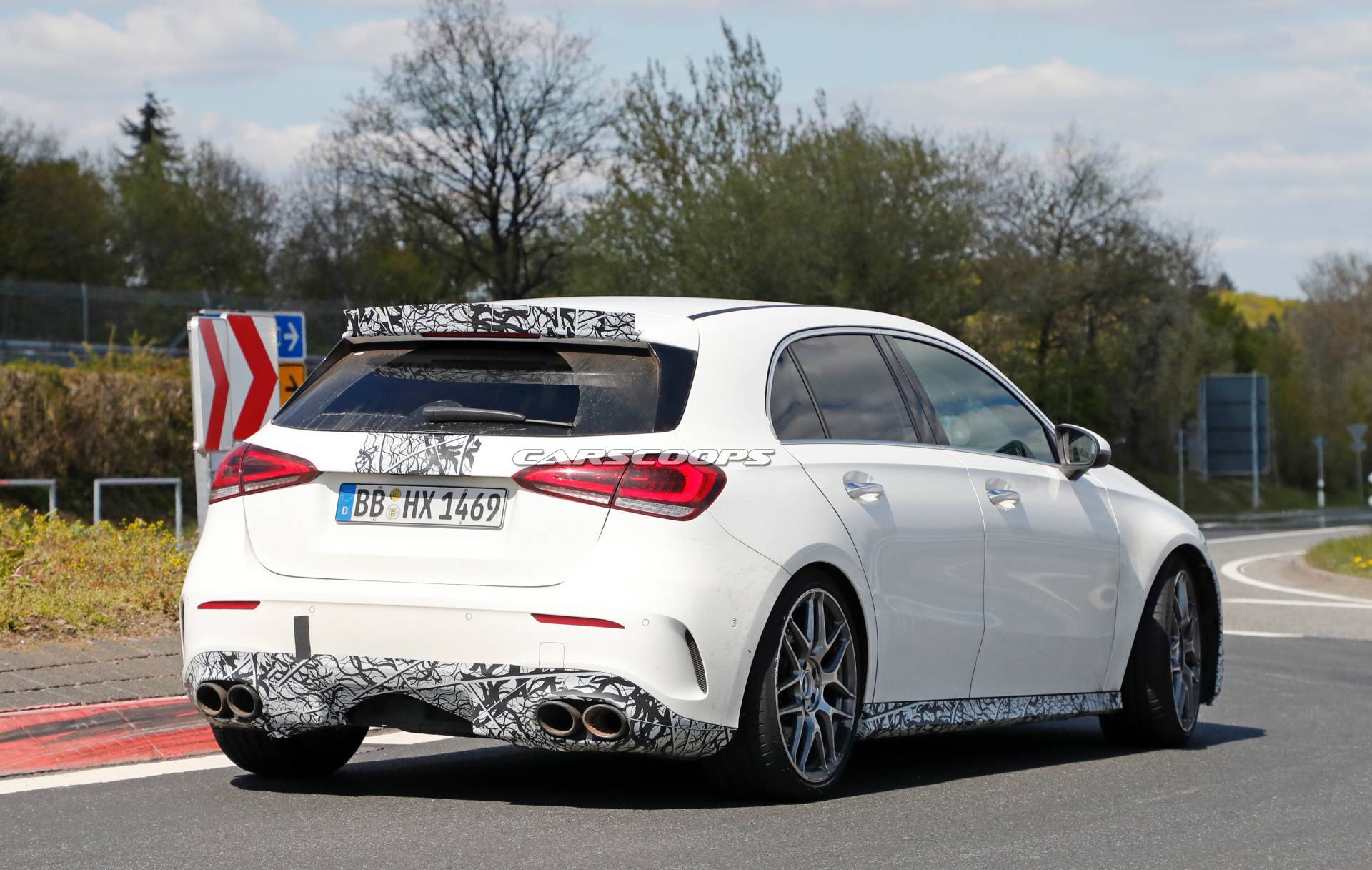 2020 Mercedes-AMG A45 Tackles The Nürburgring Virtually Undisguised