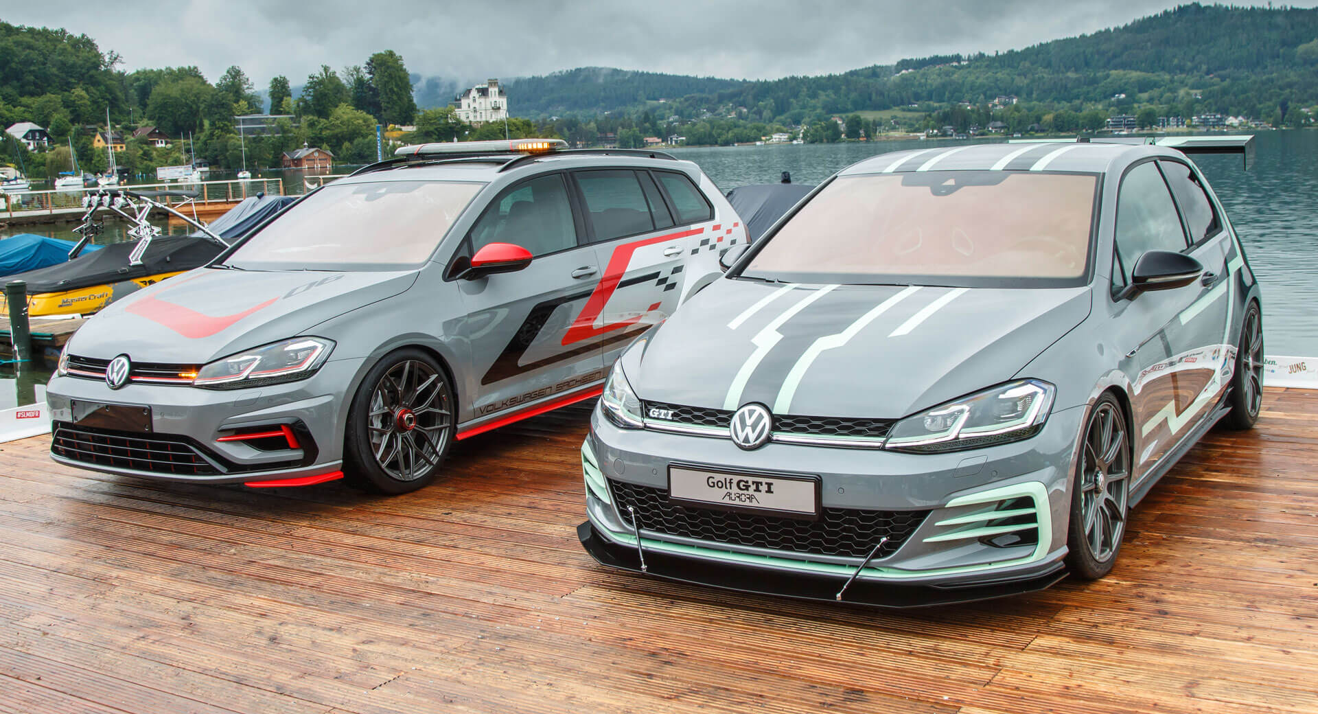 zag Het beste Haalbaar VW Shows 375 HP Golf GTI And 395 HP R Concepts In GTI Gathering | Carscoops