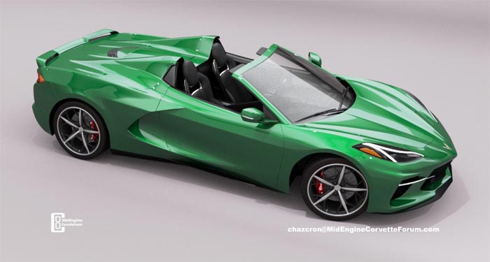C8 Corvette Convertible 1 Take A Look At The Mid-Engine C8 Corvette With A Convertible Hardtop