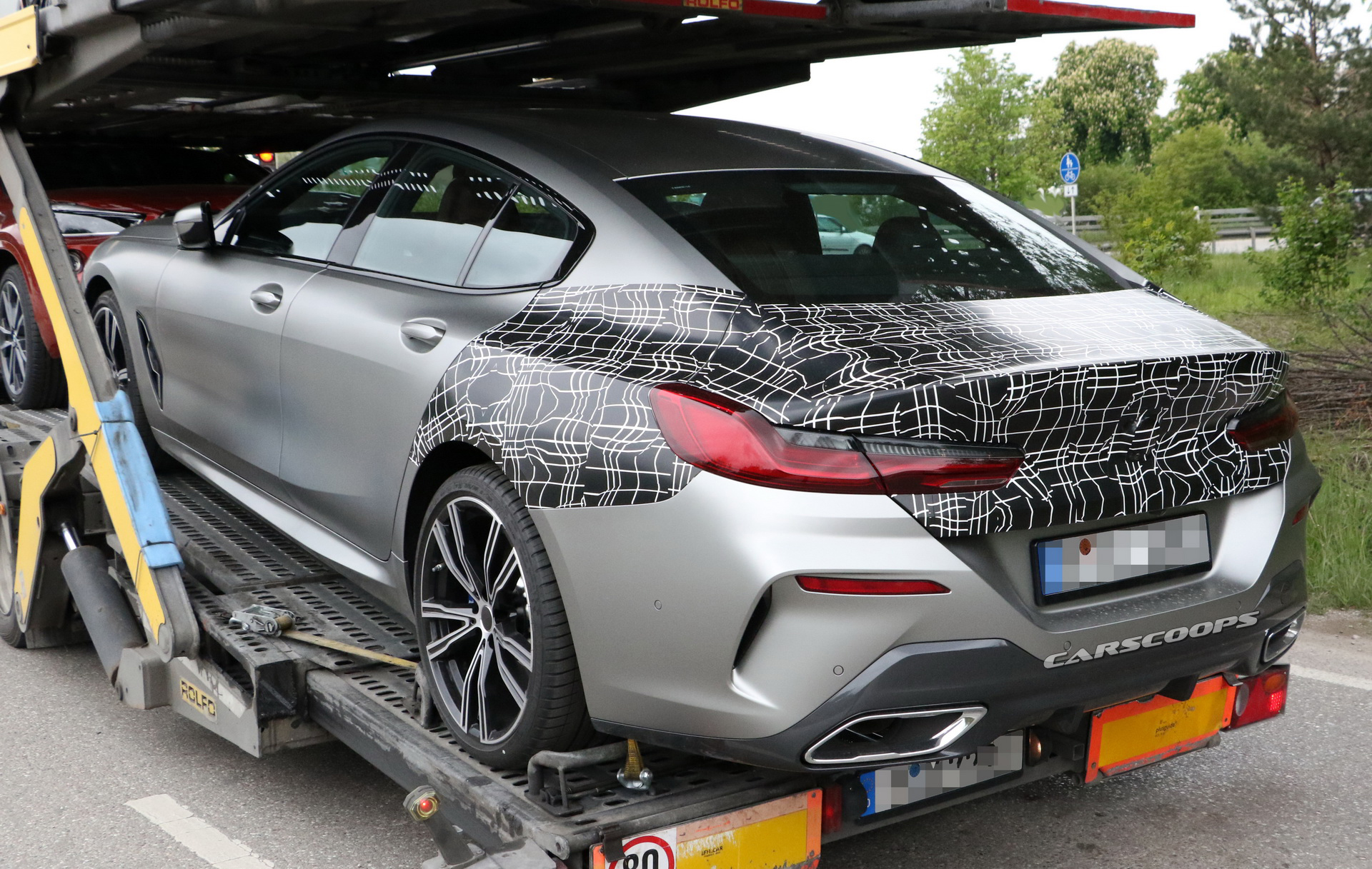 BMW-8-Series-GranCoupe-13 2020 BMW 8-Series GranCoupe Spotted Barely Disguised While Transferred On Truck