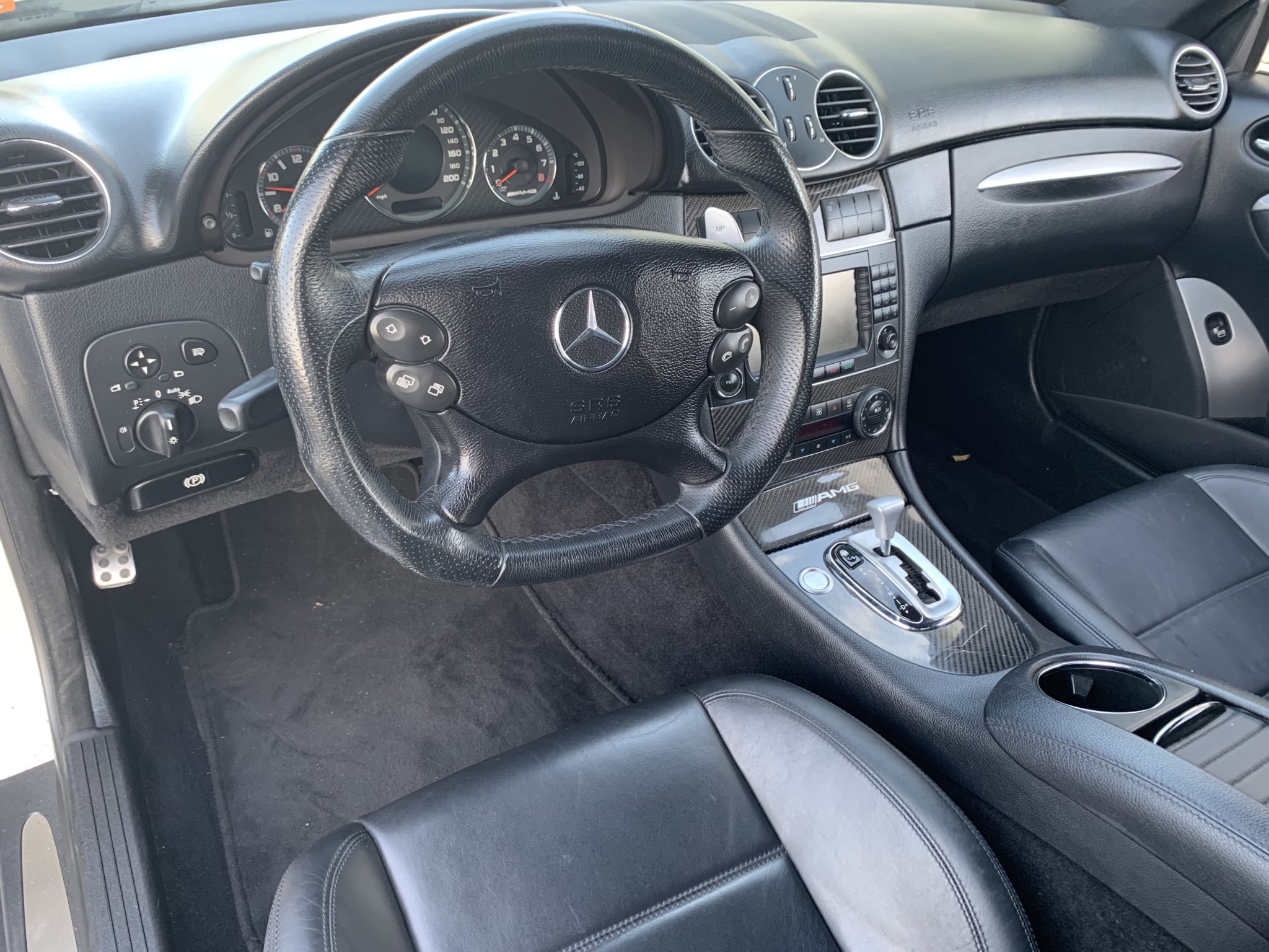 Mercedes Benz CLK 63 AMG Black 25 Mercedes-Benz CLK 63 AMG Black Series Looks Mean Even In White