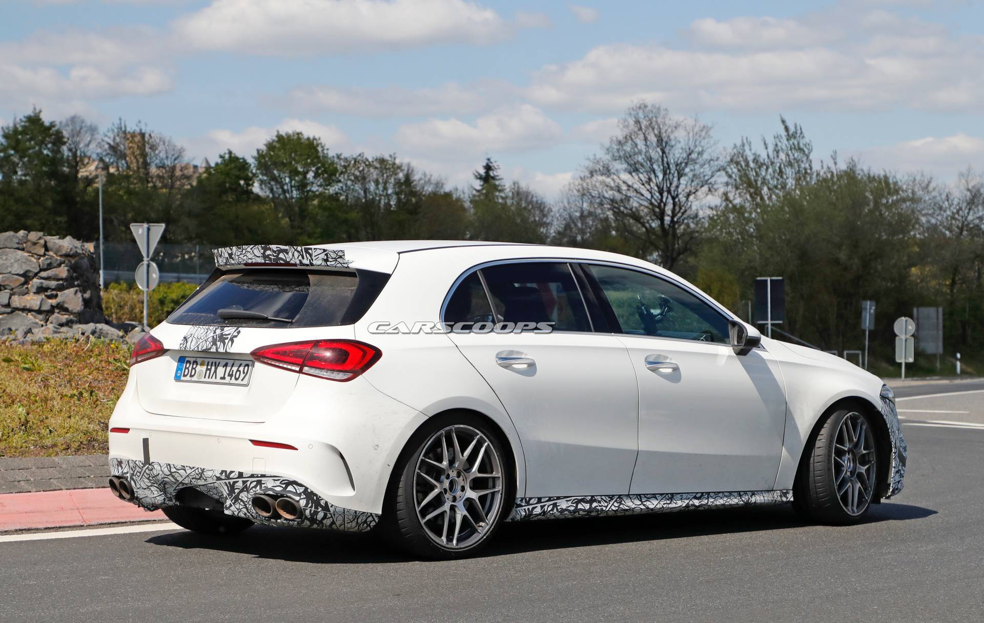 2020 Mercedes-AMG A45 Tackles The Nürburgring Virtually Undisguised