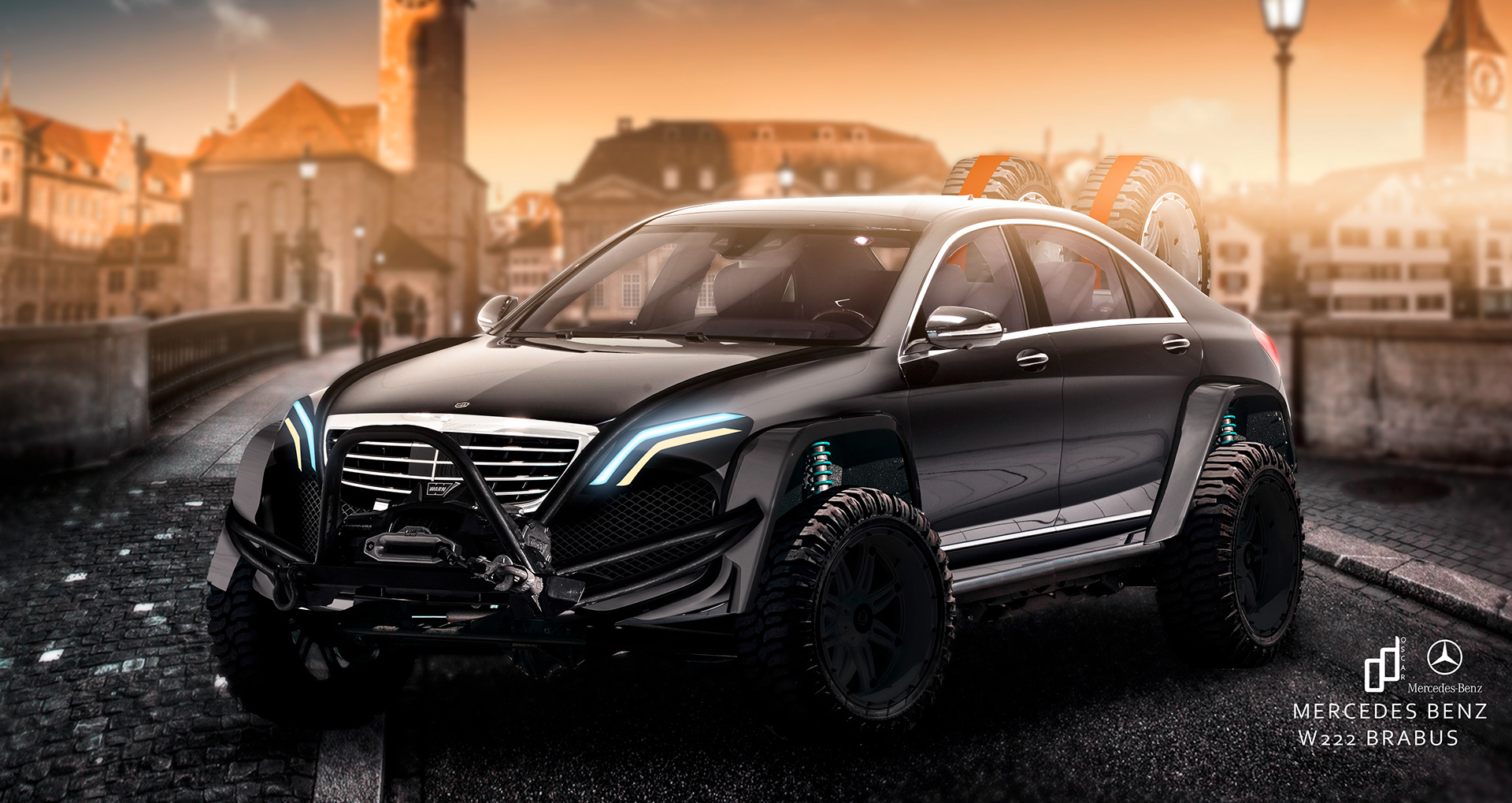 Rugged Brabus Mercedes S-Class With 887 HP Would Be Wonderfully Absurd