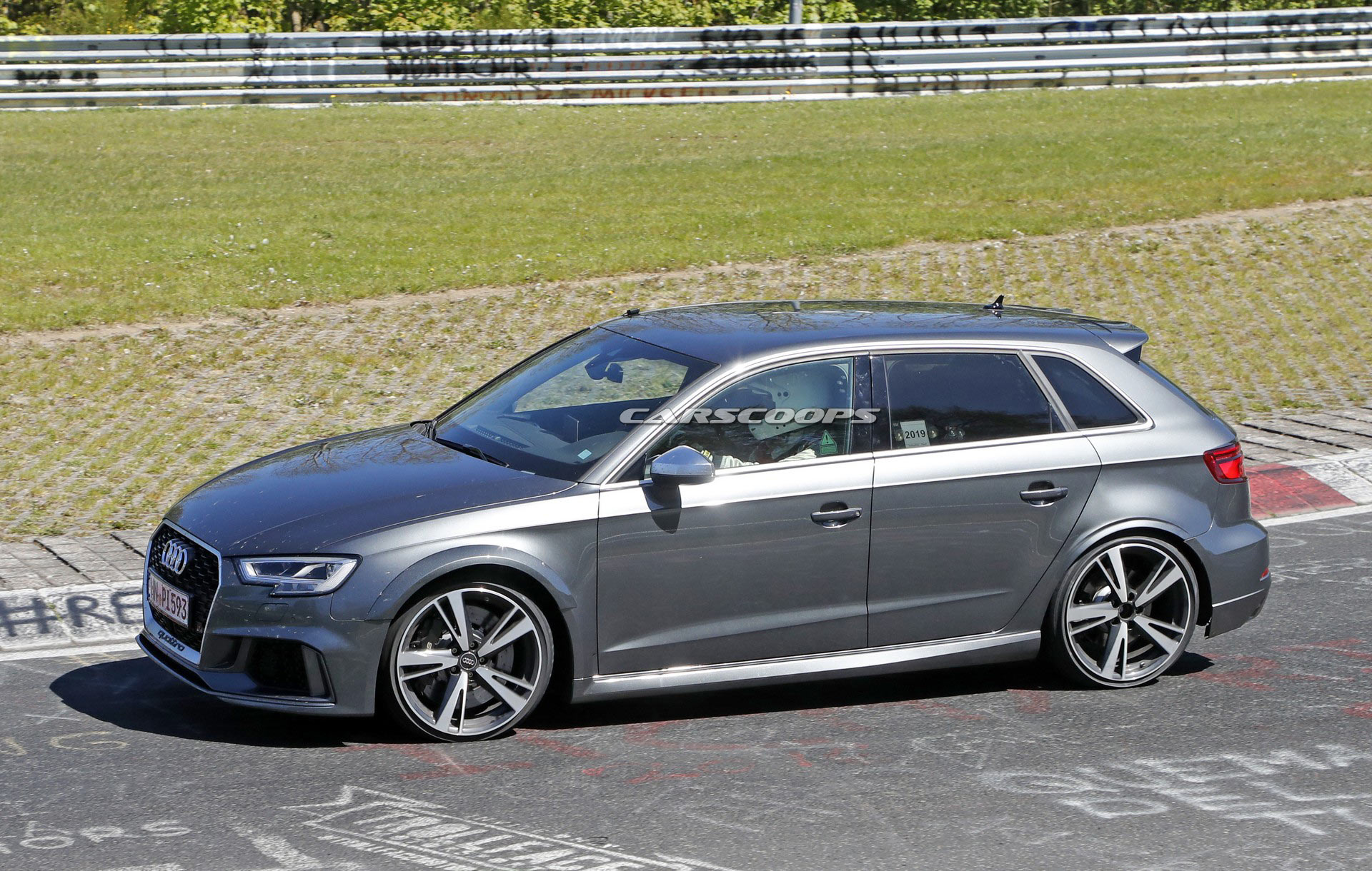 2021-Audi-RS3-4 2021 Audi RS3 Mule Spotted, Could Have More Than 400 HP