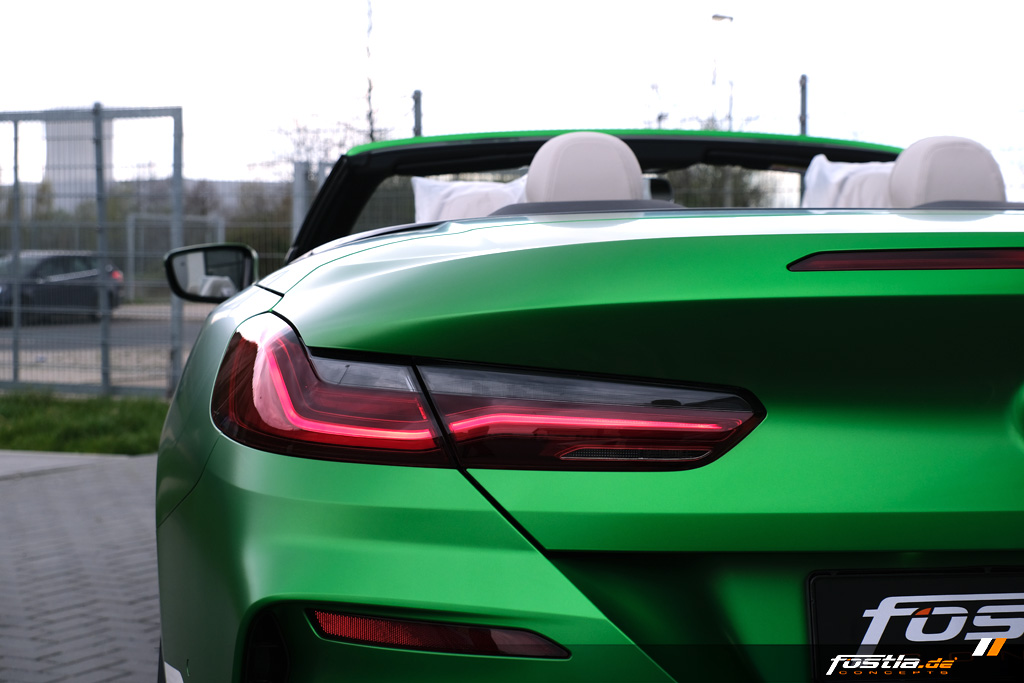 2019 bmw m850i cabrio tuning fostla 4 BMW M850i Cabrio Goes Green… Matte Krypton Green That Is