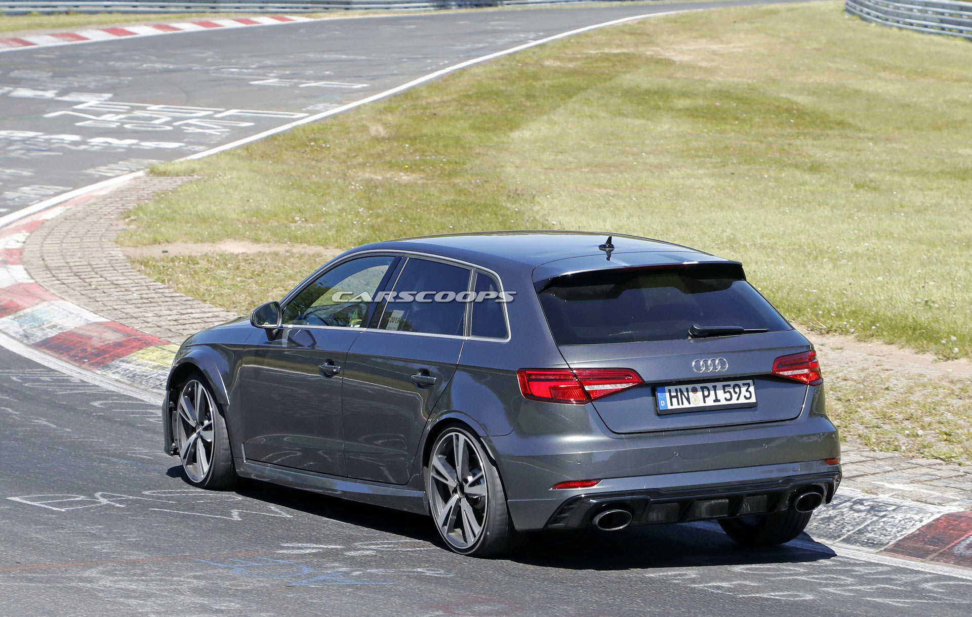 2021-Audi-RS3-7 2021 Audi RS3 Mule Spotted, Could Have More Than 400 HP