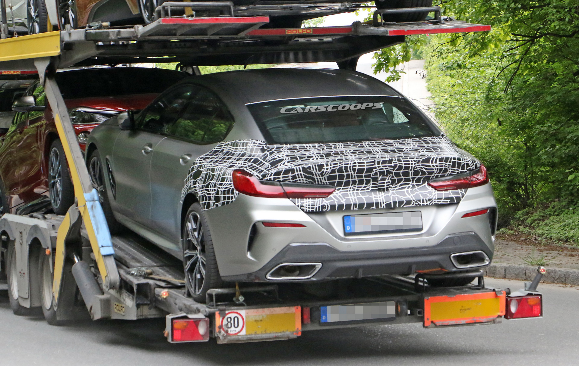 BMW-8-Series-GranCoupe-8 2020 BMW 8-Series GranCoupe Spotted Barely Disguised While Transferred On Truck