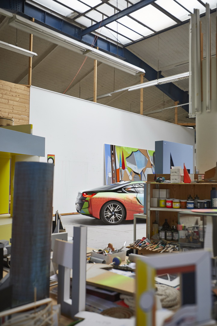 bmw i8 art car thomas scheibitz 6 BMW i8 Gains A Colorful Look For The Sake Of Art