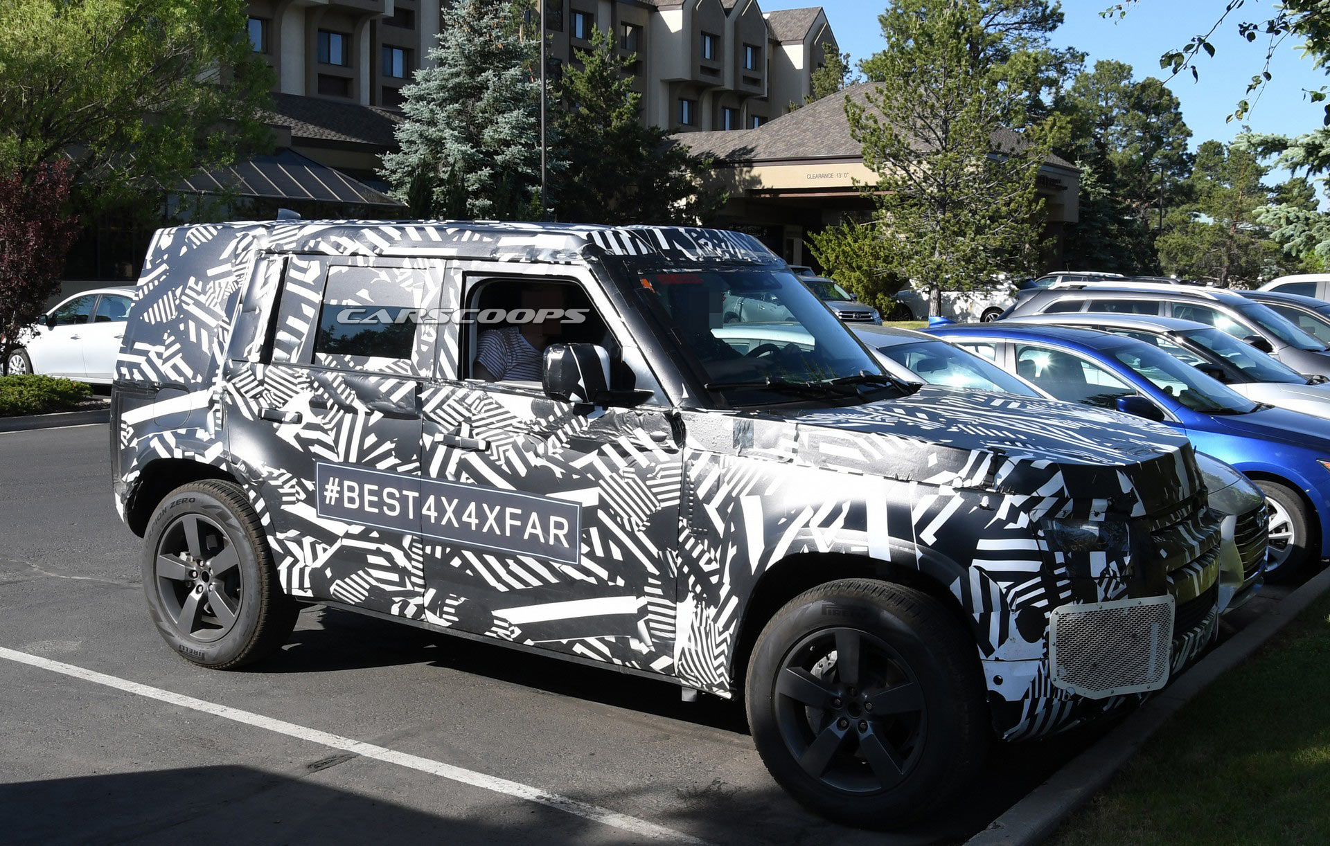2020 Land Rover Defender Caught Undisguised In The Flesh