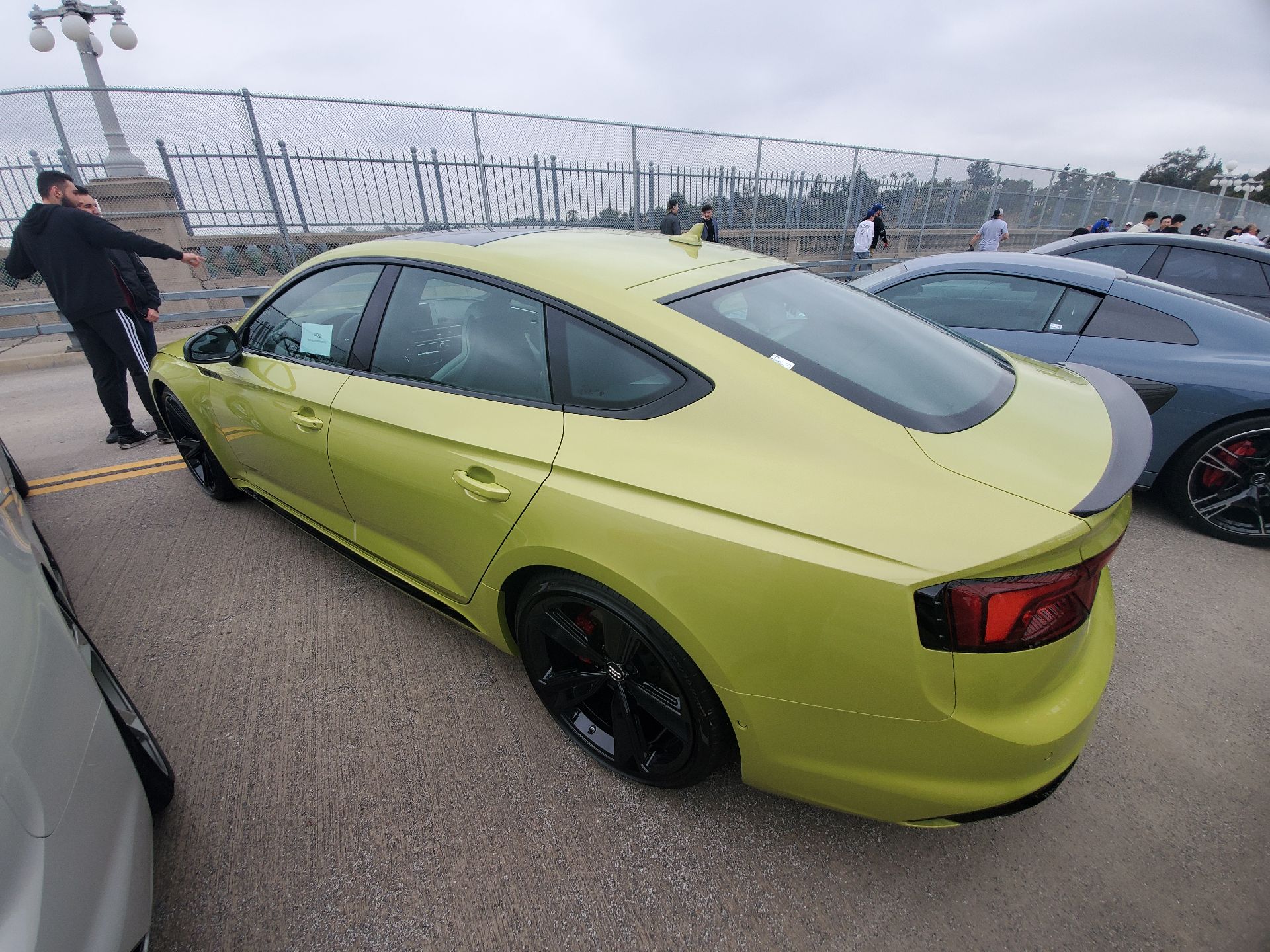 Audi RS5 Sportback Stands Out In California With Peridot Green Paint