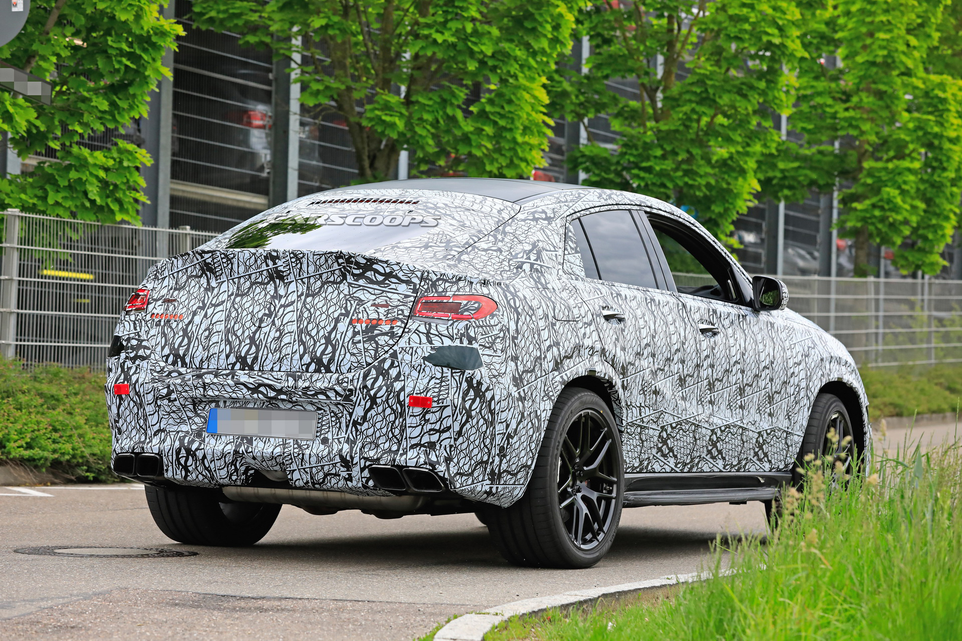 2020 Mercedes-AMG GLE 63 Coupe Shows Its Muscles On German Roads