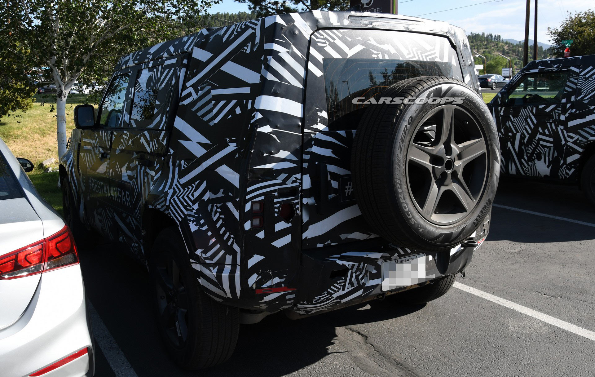 2020 Land Rover Defender Caught Undisguised In The Flesh