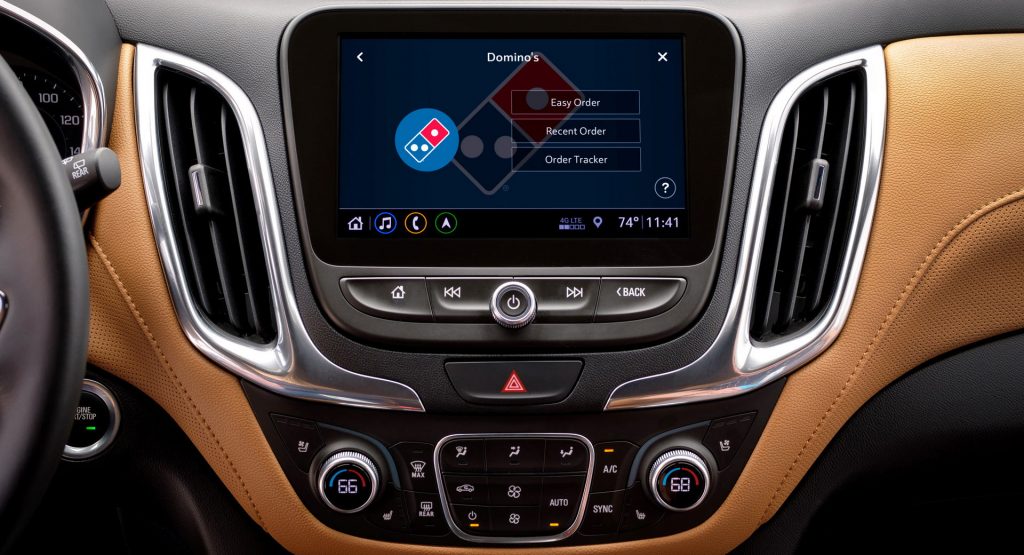  Chevy Drivers Can Now Order Pizza Using Car’s Touchscreen