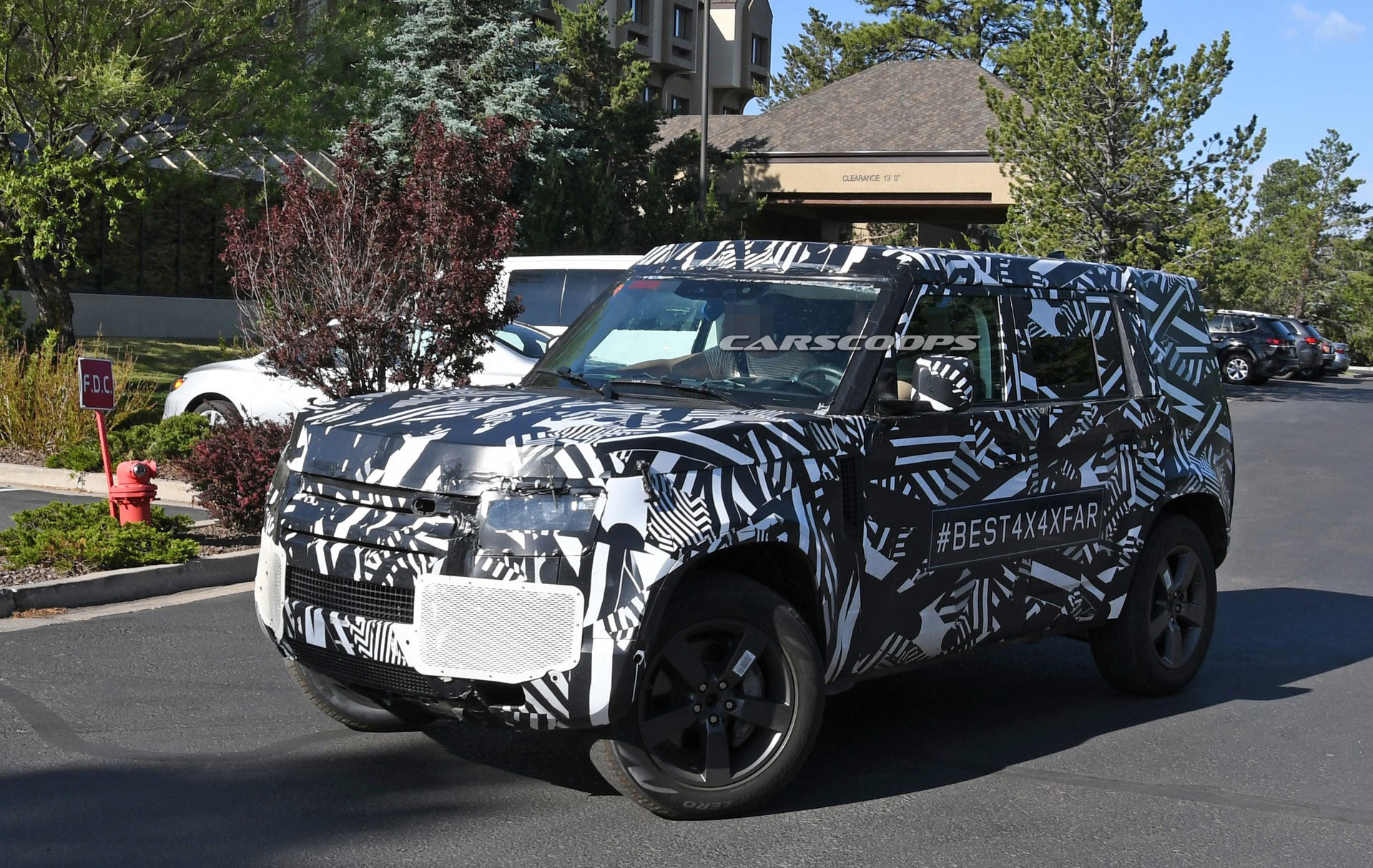 2020 Land Rover Defender Caught Undisguised In The Flesh