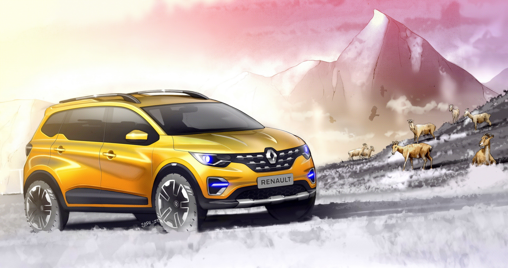 Renault Triber Sub-4-Meter SUV Unveiled With Seating For 7