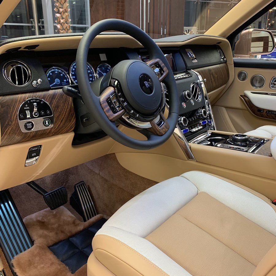 Petra Gold Rolls-Royce Cullinan Showcased With Moccasin Interior