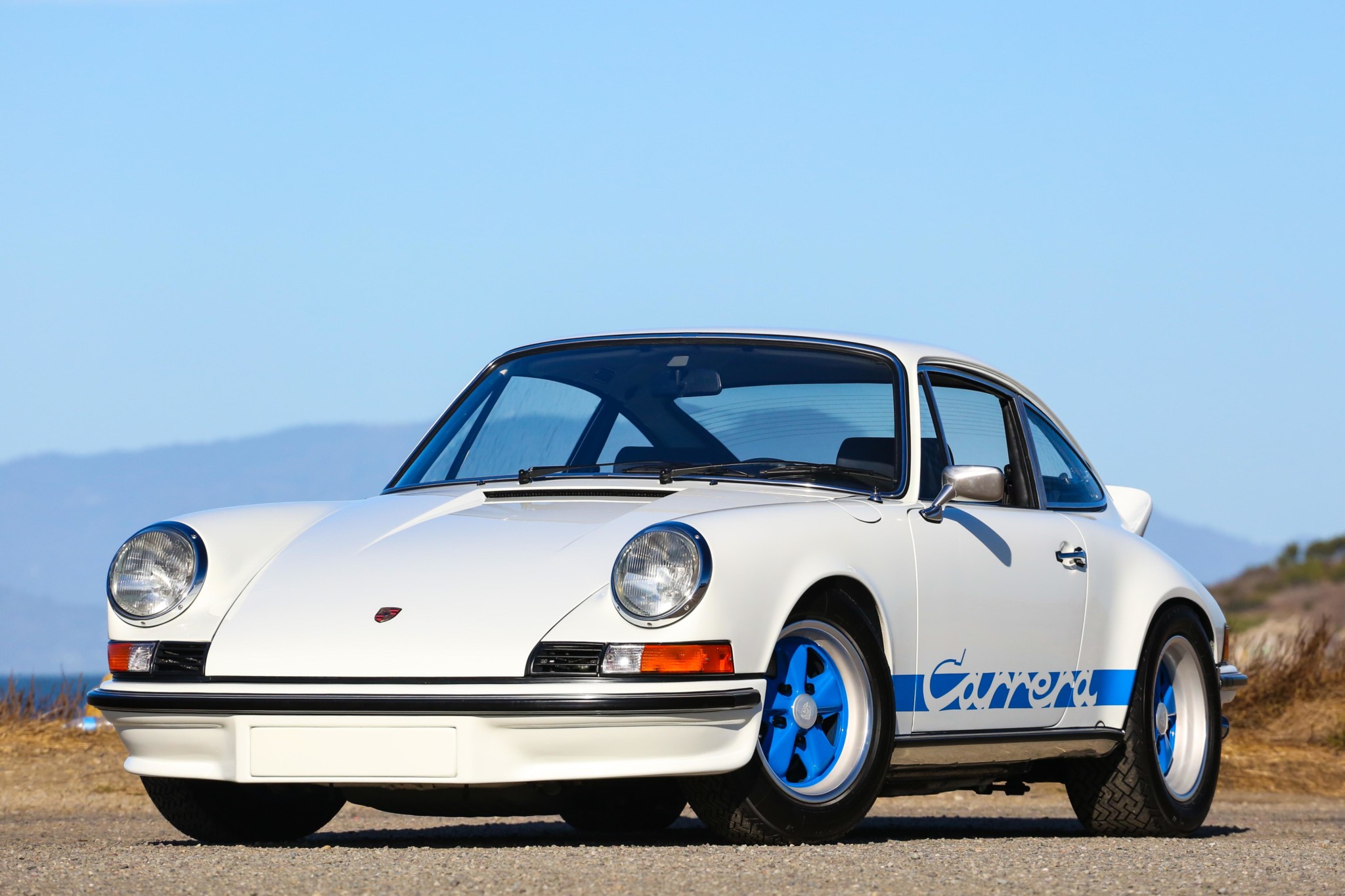 Award-Winning 1973 Porsche 911 Carrera RS Is A White And Blue Gem