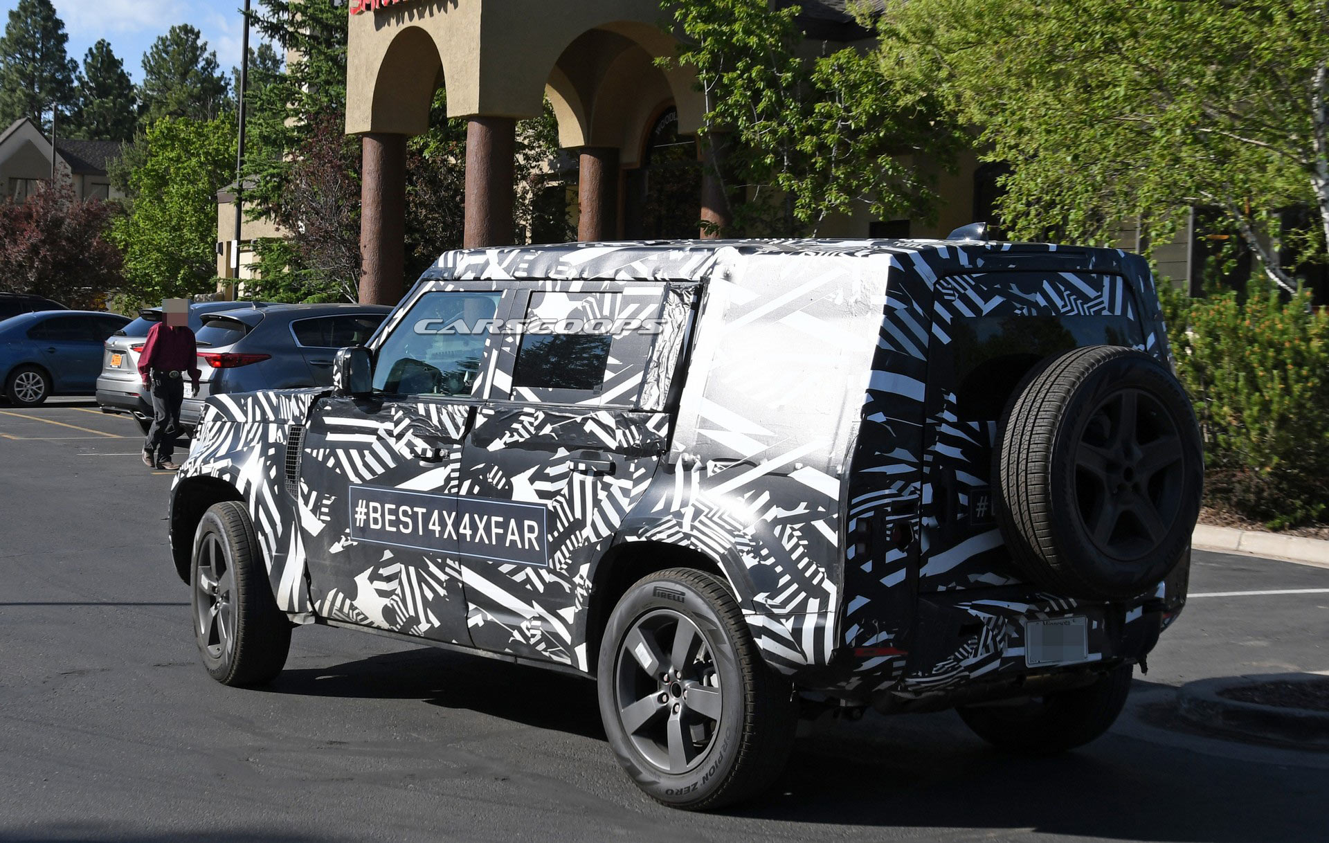 2020 Land Rover Defender Caught Undisguised In The Flesh