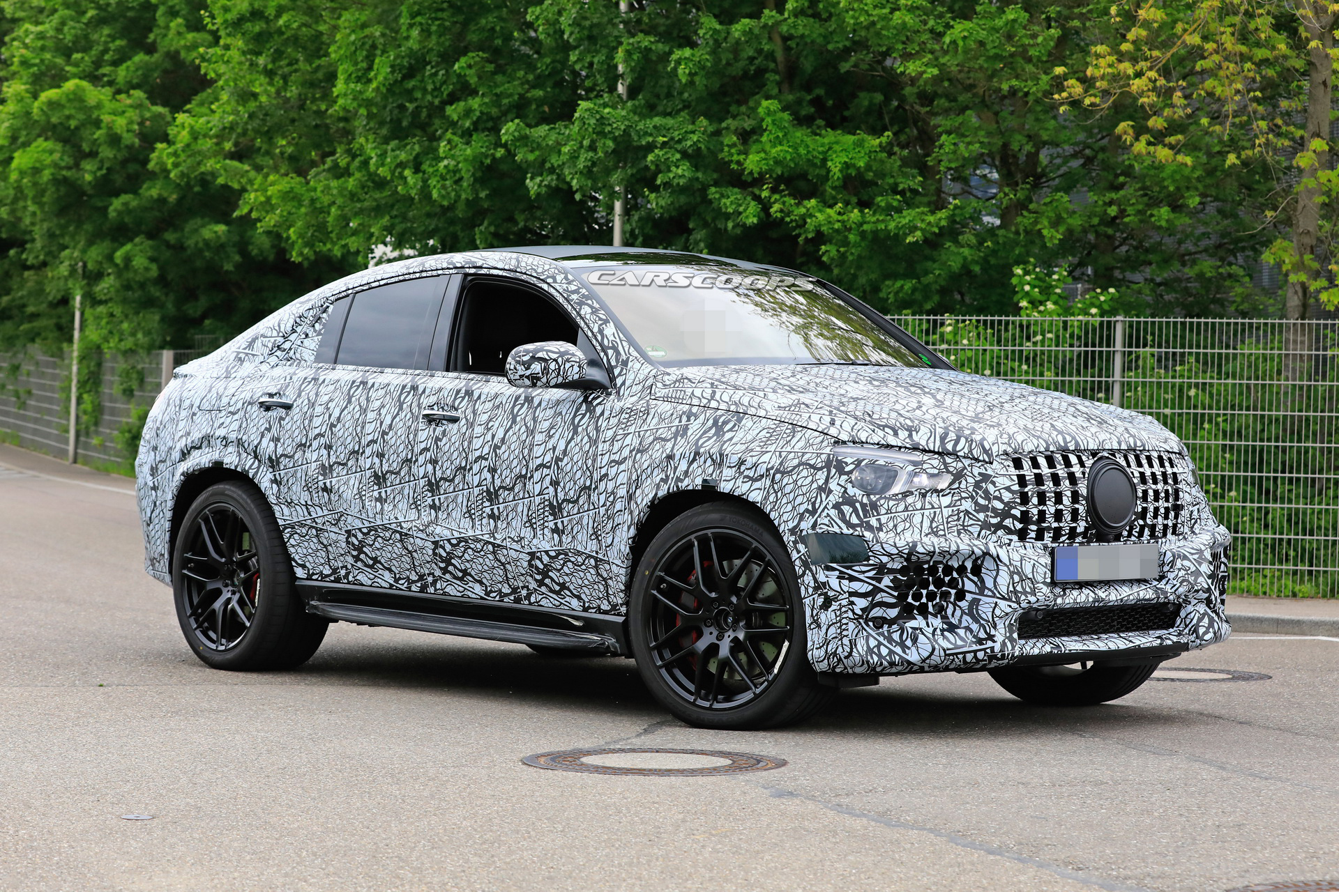 2020 Mercedes-AMG GLE 63 Coupe Shows Its Muscles On German Roads
