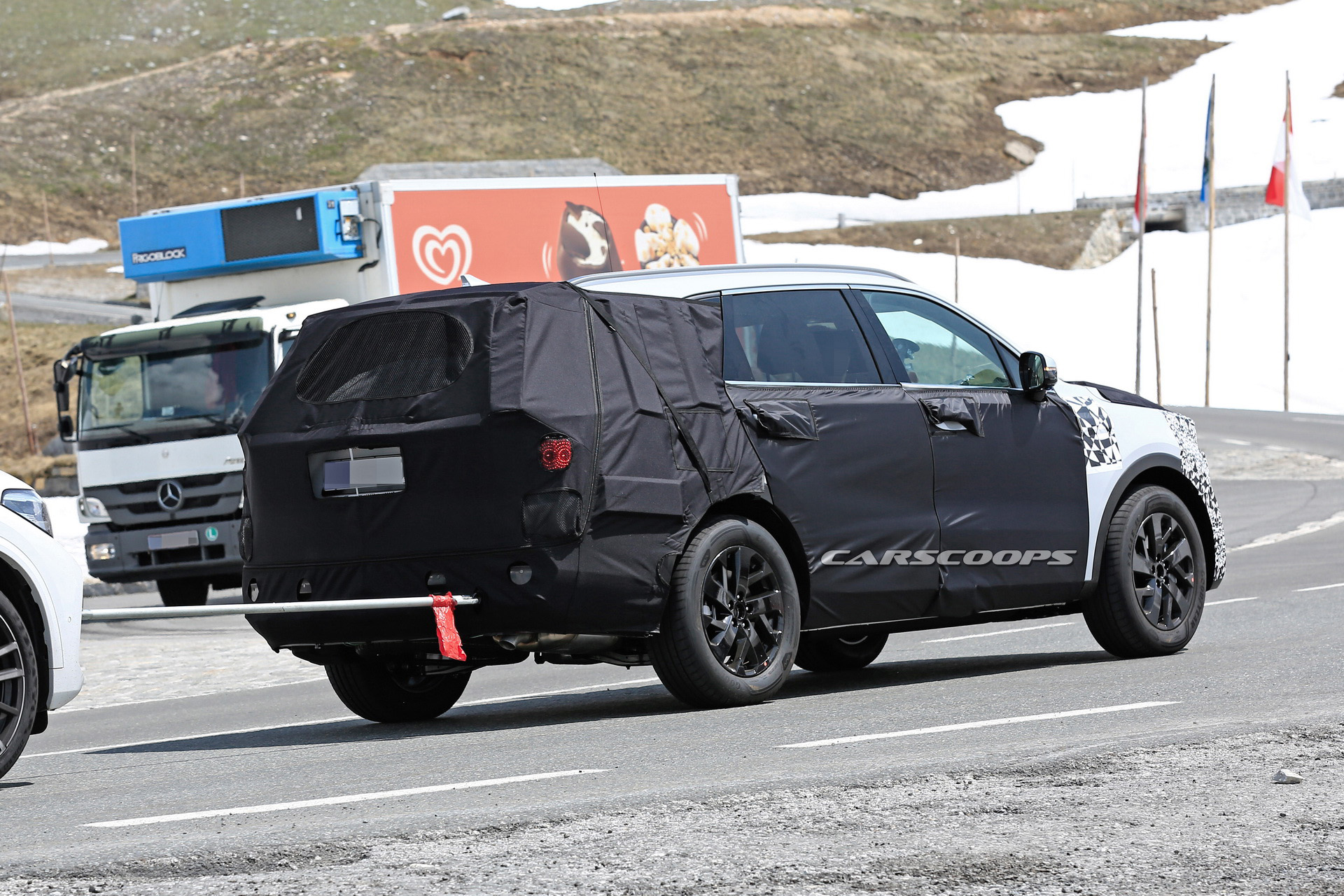 Next-Gen 2021 Kia Sorento Spied Being Benchmarked Against BMW X5