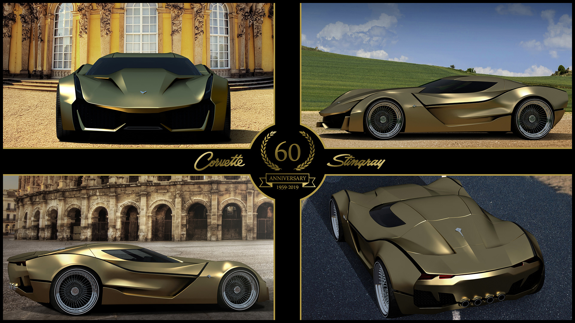 Corvette Stingray Racer Concept Re-imagined 60 Years After Its Birth For The 21st Century