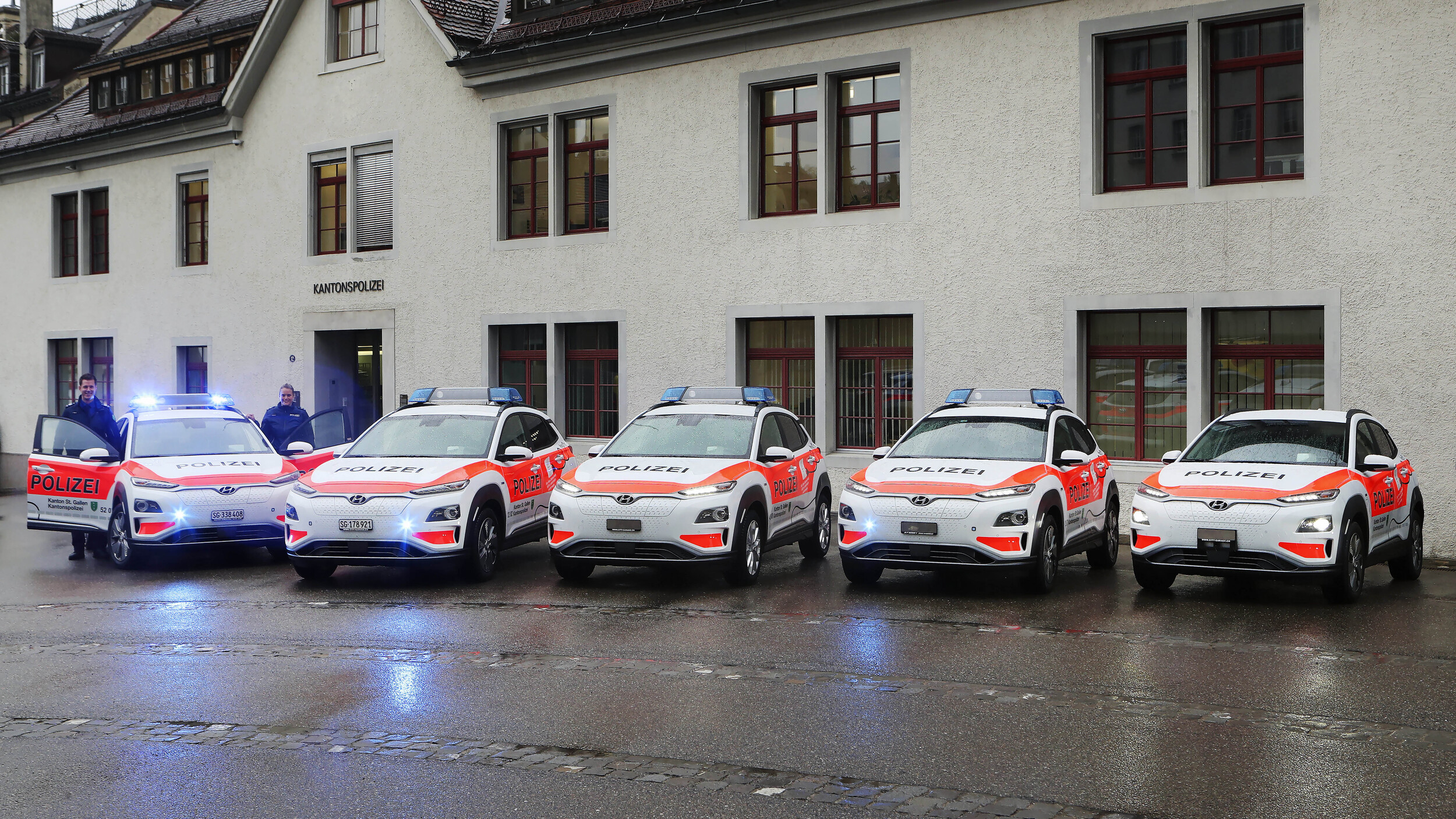 Swiss Police Take Delivery Of 13 Hyundai Kona Electric Models