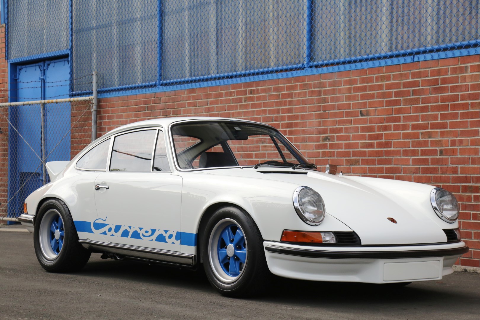 Award-Winning 1973 Porsche 911 Carrera RS Is A White And Blue Gem