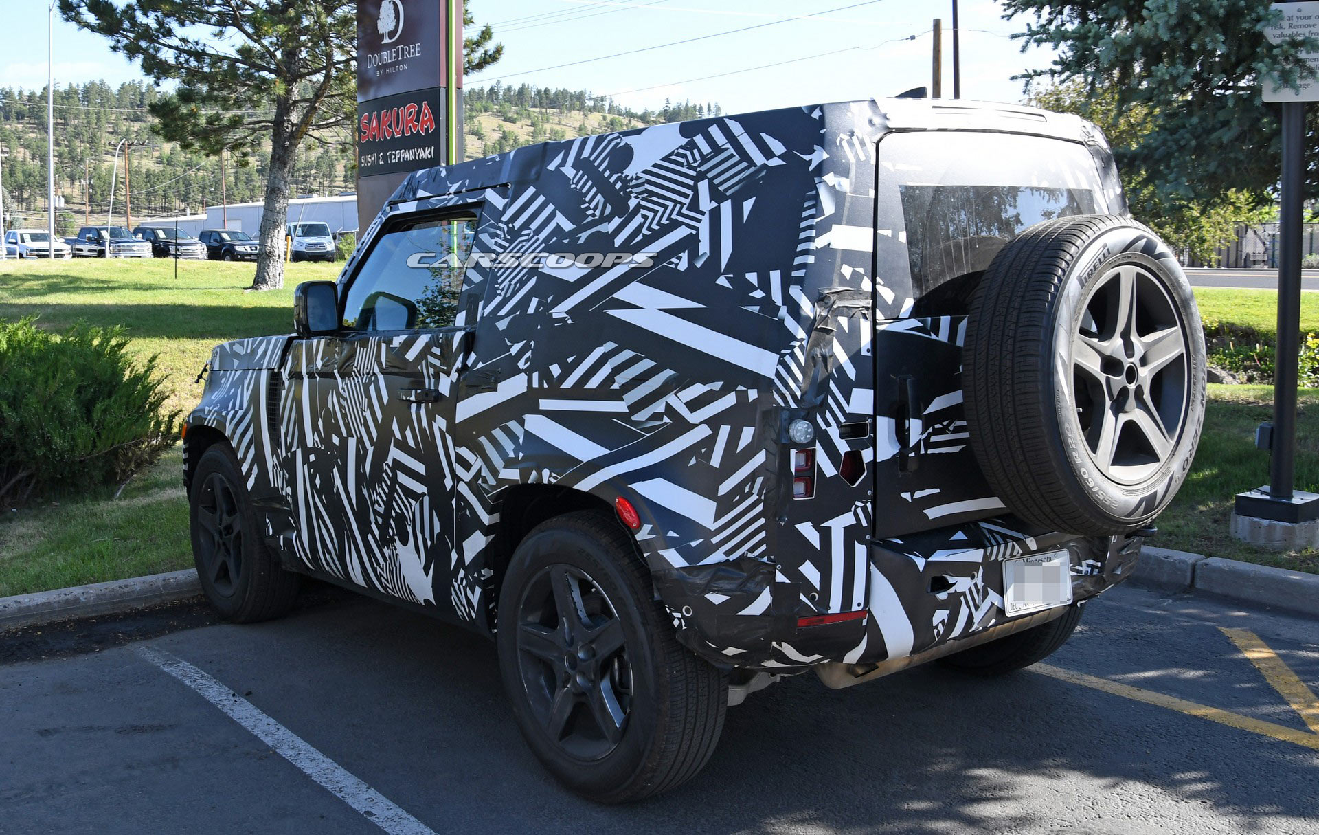 2020 Land Rover Defender Caught Undisguised In The Flesh