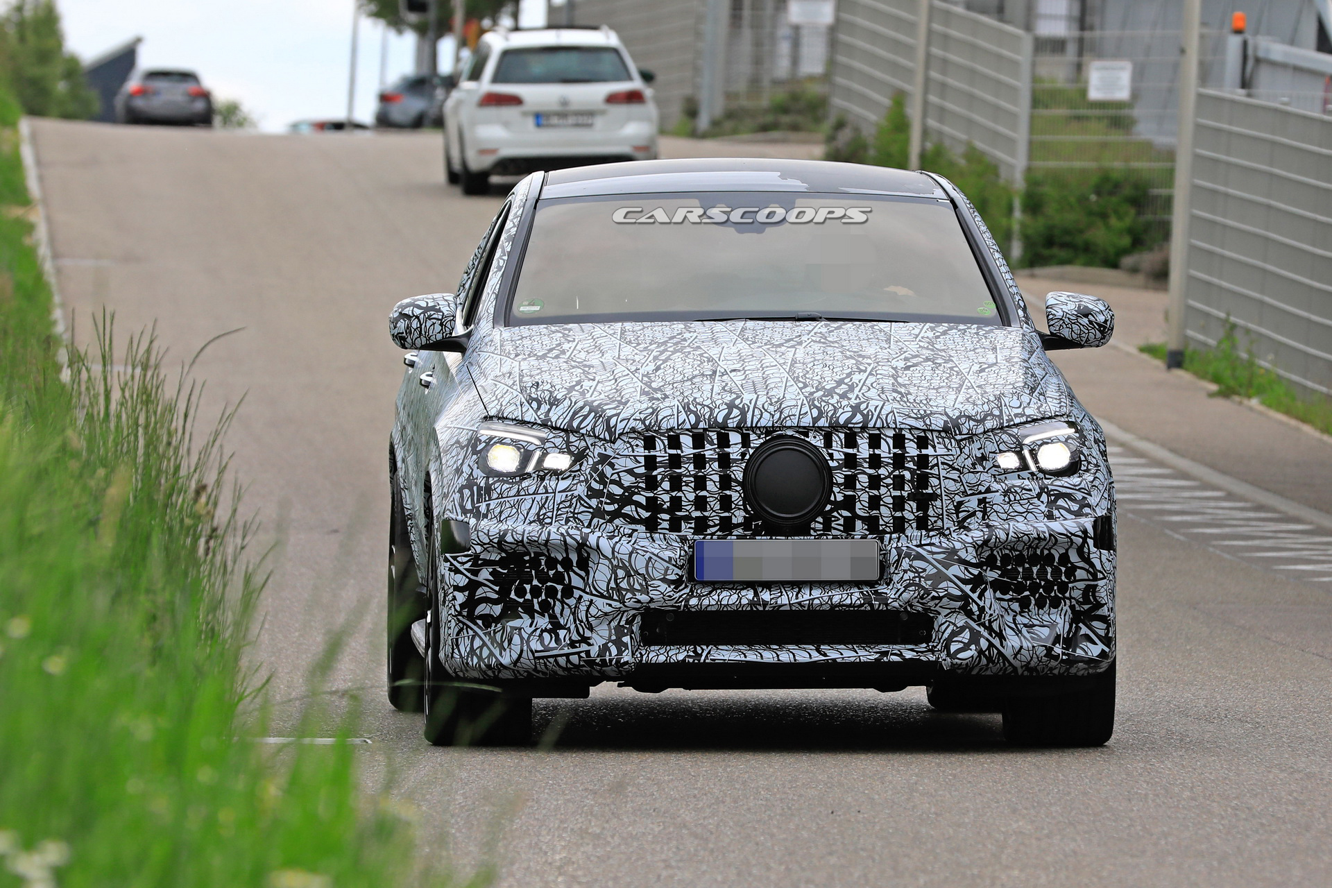 2020 Mercedes-AMG GLE 63 Coupe Shows Its Muscles On German Roads