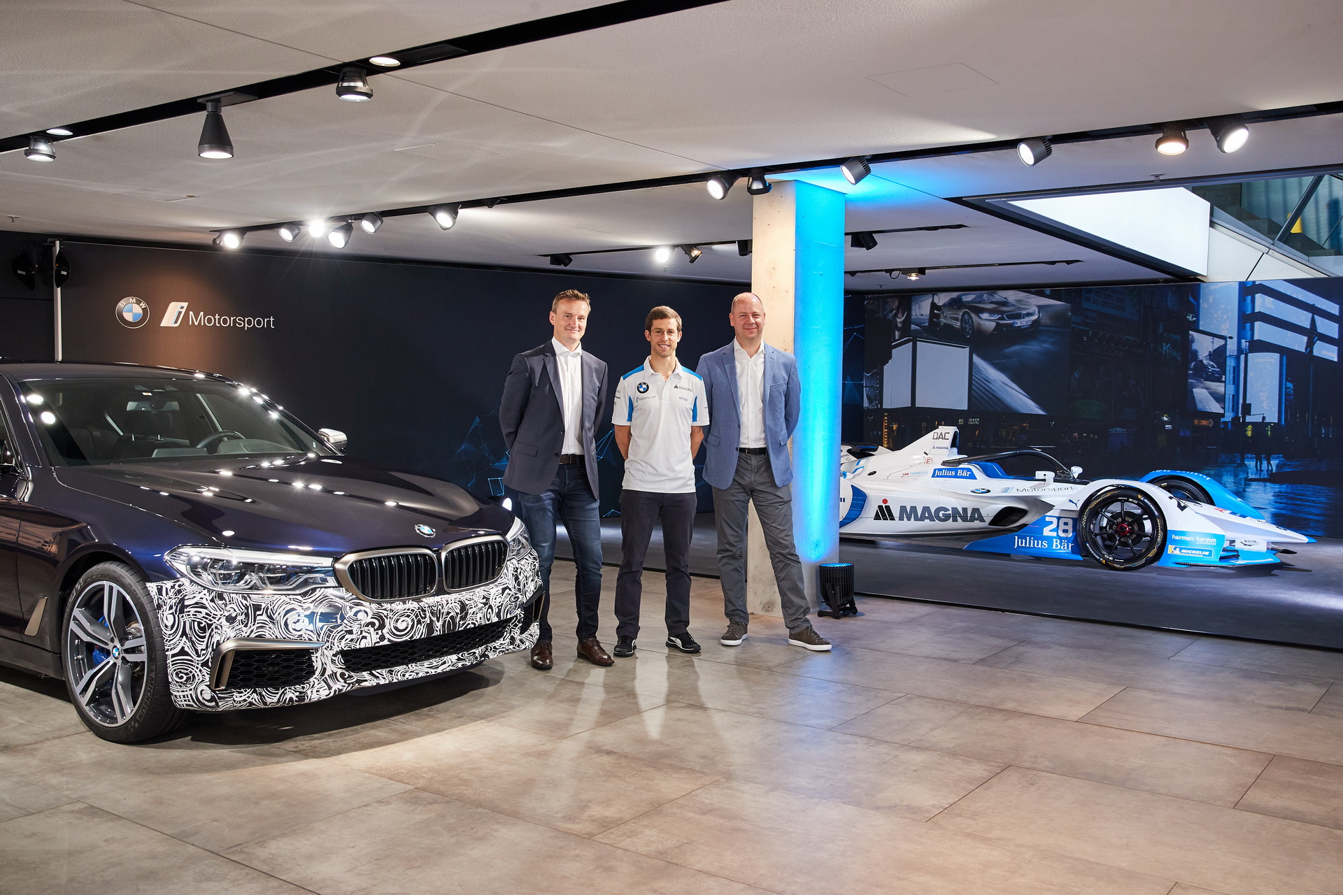 BMW’s Power BEV Trial Vehicle Is A 710 HP 5-Series Sedan