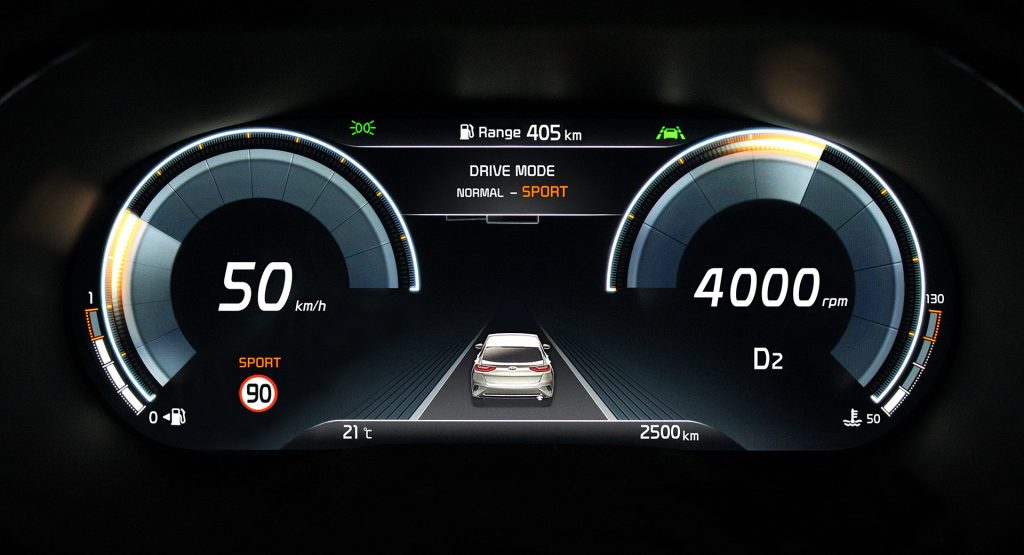  Kia XCeed Crossover Shows Us Its New Digital Instrument Cluster